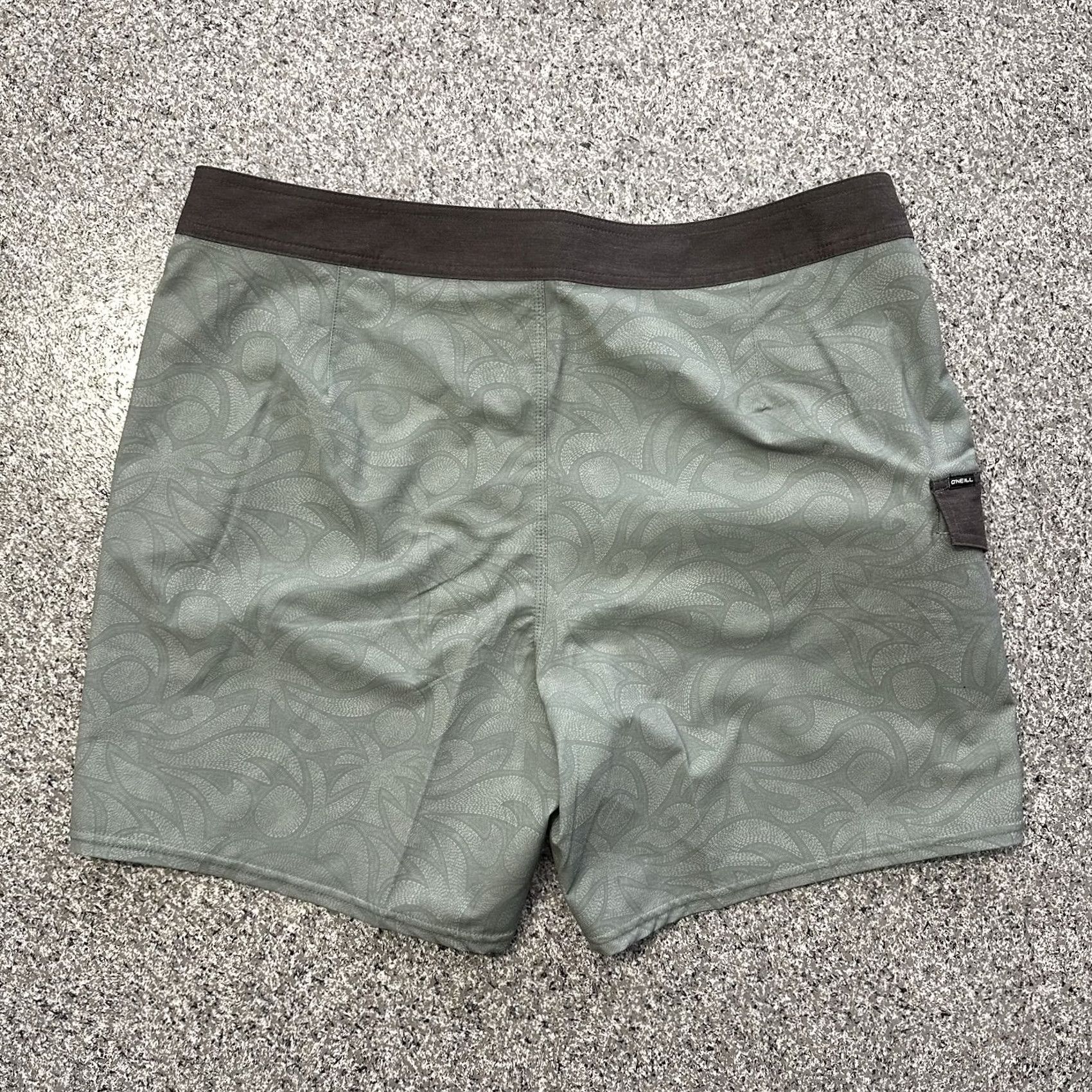 O'Neill O’Neill Lineup 17” Board Shorts Mens 36 Blue Quick Dry Stretch Floral Size US 36 / EU 52 - 4 Thumbnail