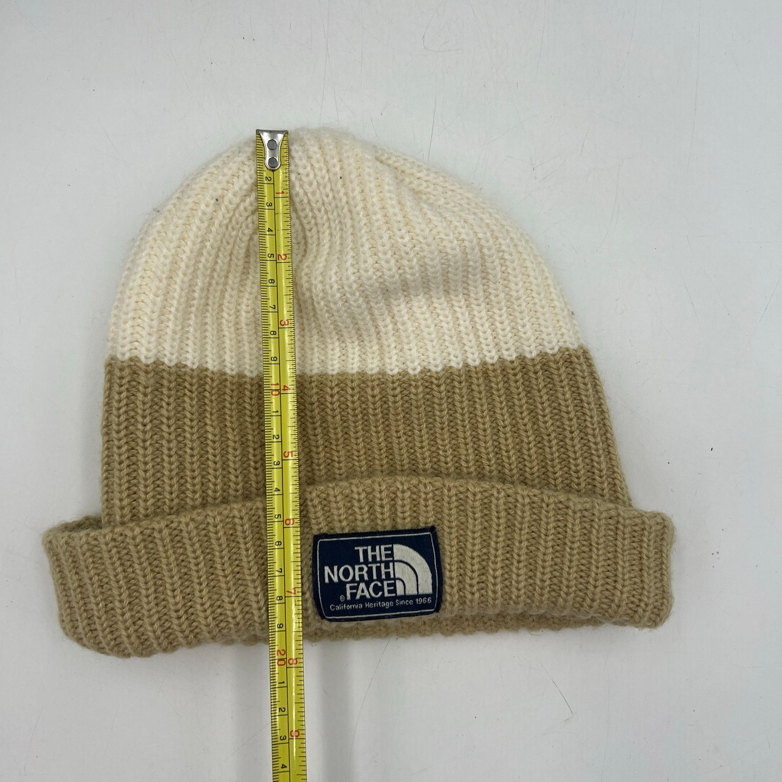 The North Face The North Face Ribbed Knit Beanie Hat Two Tone ColorBlock Size ONE SIZE - 7 Thumbnail