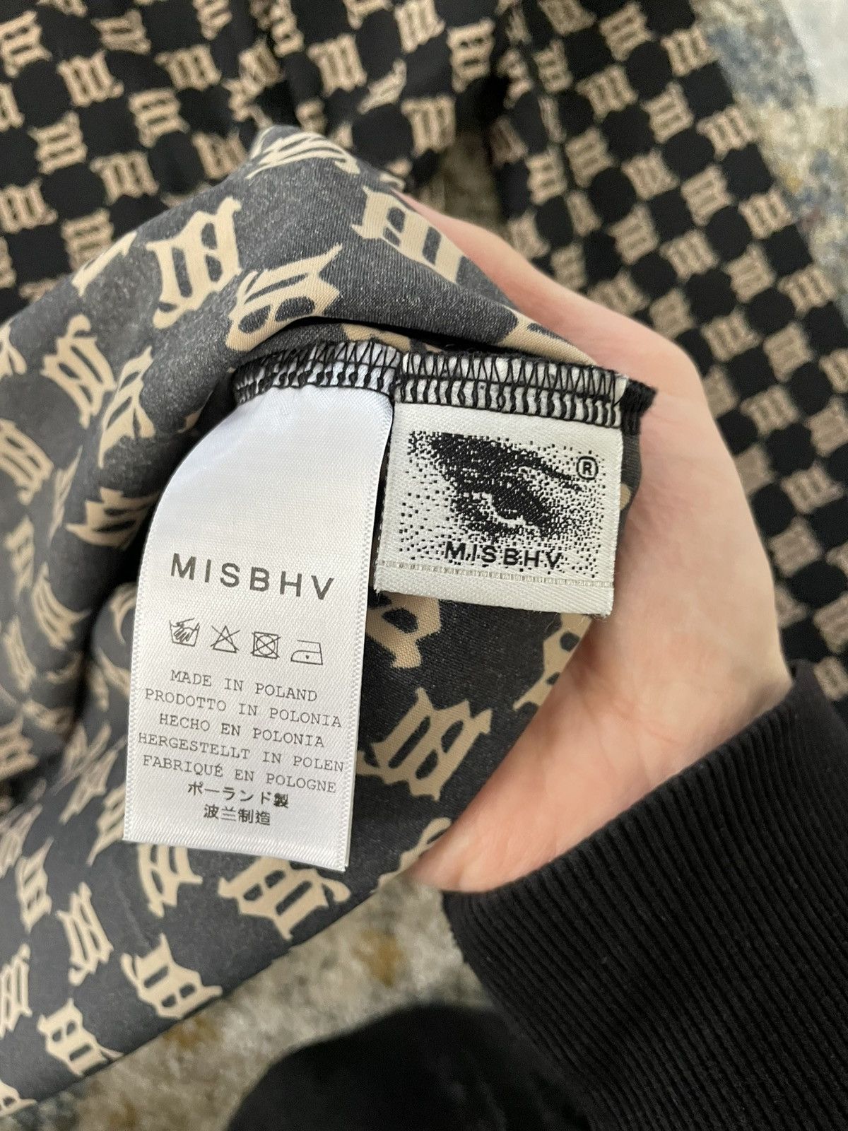 Misbhv New MISBHV Monogram Long-sleeve Quarter Zip Size US M / EU 48-50 / 2 - 3 Thumbnail