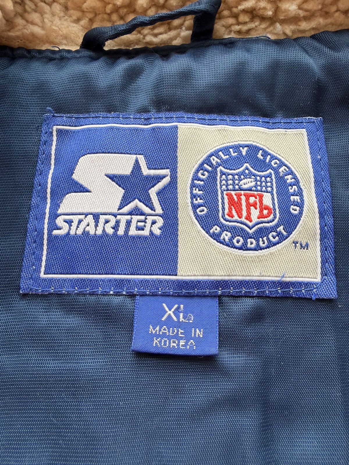 Starter Dallas Cowboys navy Starter jacket Size XL Size US XL / EU 56 / 4 - 12 Thumbnail