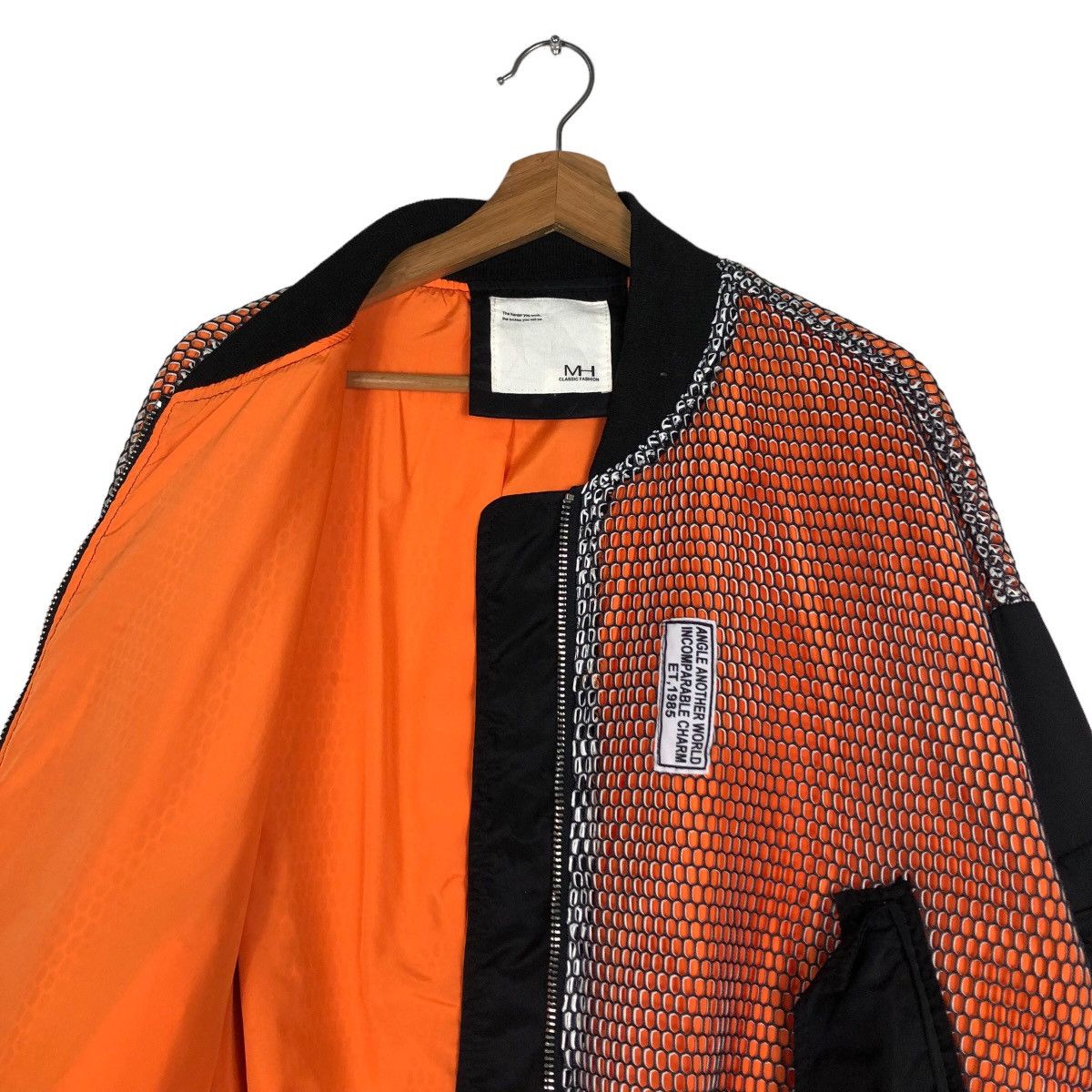 Hysteric Glamour 🔥Vintage Bomber Jacket Rare Net Punk Style MH Japan Size US L / EU 52-54 / 3 - 12 Thumbnail
