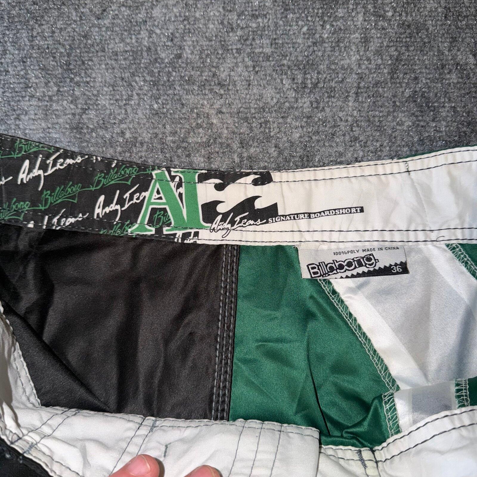 Billabong Billabong Green Andy Iron Surf Board Shorts Mens XL Grail Size US 36 / EU 52 - 4 Thumbnail