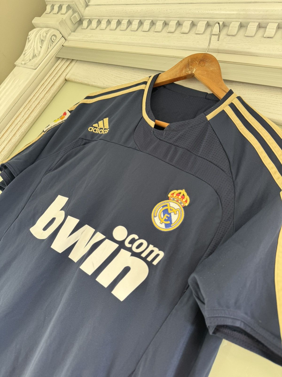 Adidas Real Madrid 2007-2008 Away Soccer Jersey Football Shirt Kit Size US S / EU 44-46 / 1 - 6 Thumbnail