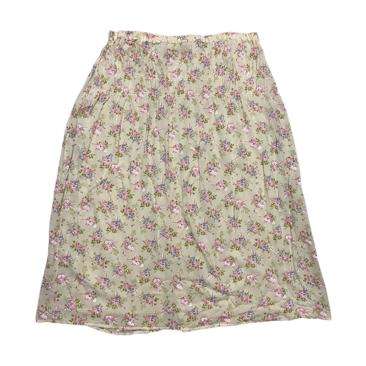 Designer × Krizia × Krizia Uomo Krizia Poi Floral Maxi Skirt Size 40" / US 18 - 2 Thumbnail