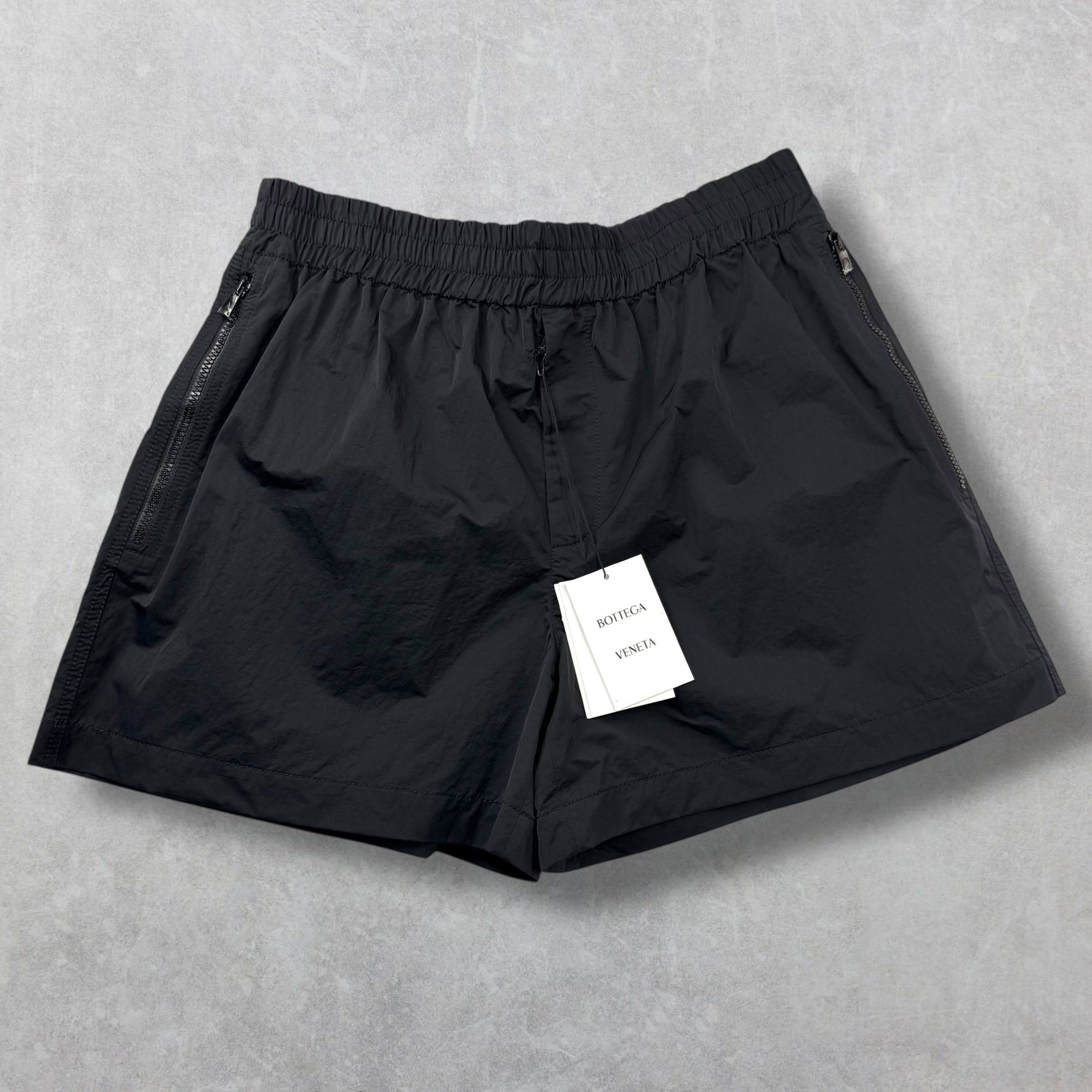 Bottega Veneta Bottega Veneta Black Nylon Swim Shorts XL Size US 40 / EU 56 - 1 Thumbnail