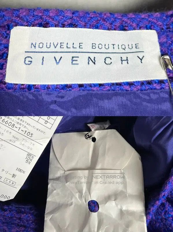 Givenchy Givenchy Purple Wool Blend Midi Skirt . Size 26" / US 2 / IT 38 - 7 Thumbnail