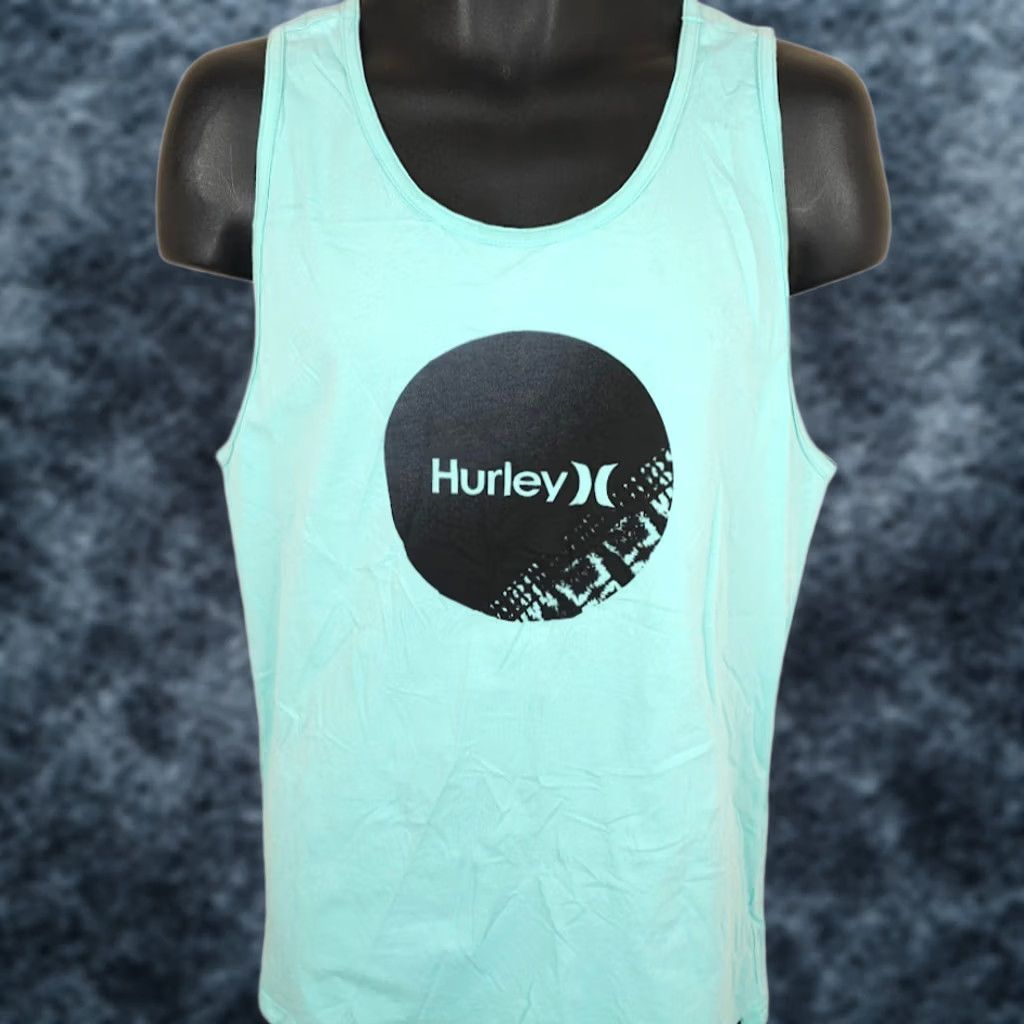 Hurley Hurley Tank Top Mens Size S Blue Surfing Surfer Surf And Skate Streetwear Shirt Wardrobe Essentials Mens Size US S / EU 44-46 / 1 - 1 Thumbnail