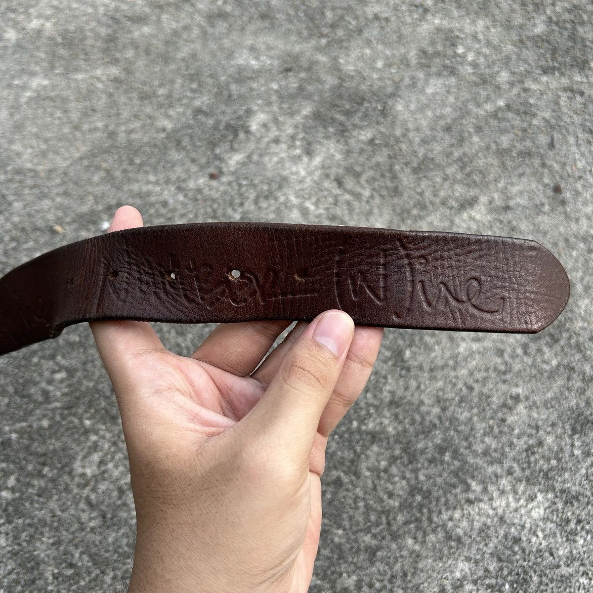 Kapital Vintage Number Nine leather belt Size ONE SIZE - 11 Thumbnail