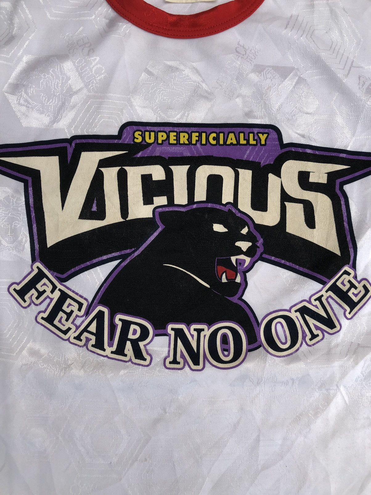 Versace Versace Vicious Fear No One Jersey Made In Italy Size US S / EU 44-46 / 1 - 5 Thumbnail