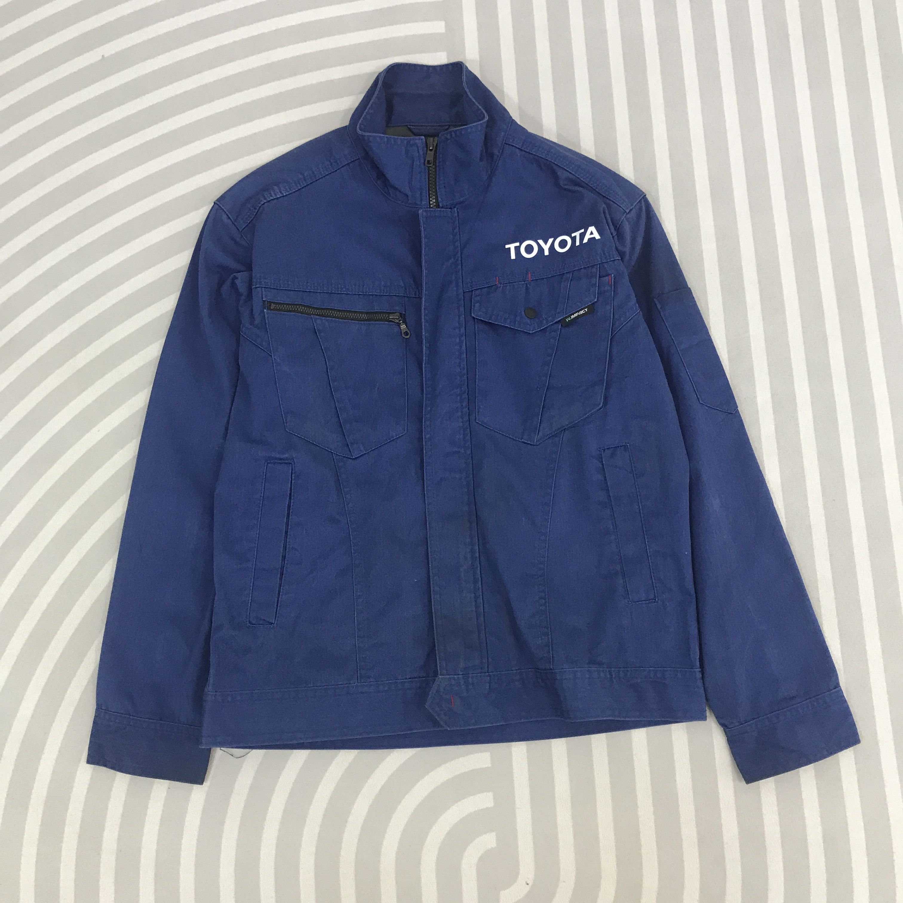 Japanese Brand × Vintage Vintage Toyota Racing blue woking Jacket Size US L / EU 52-54 / 3 - 1 Thumbnail