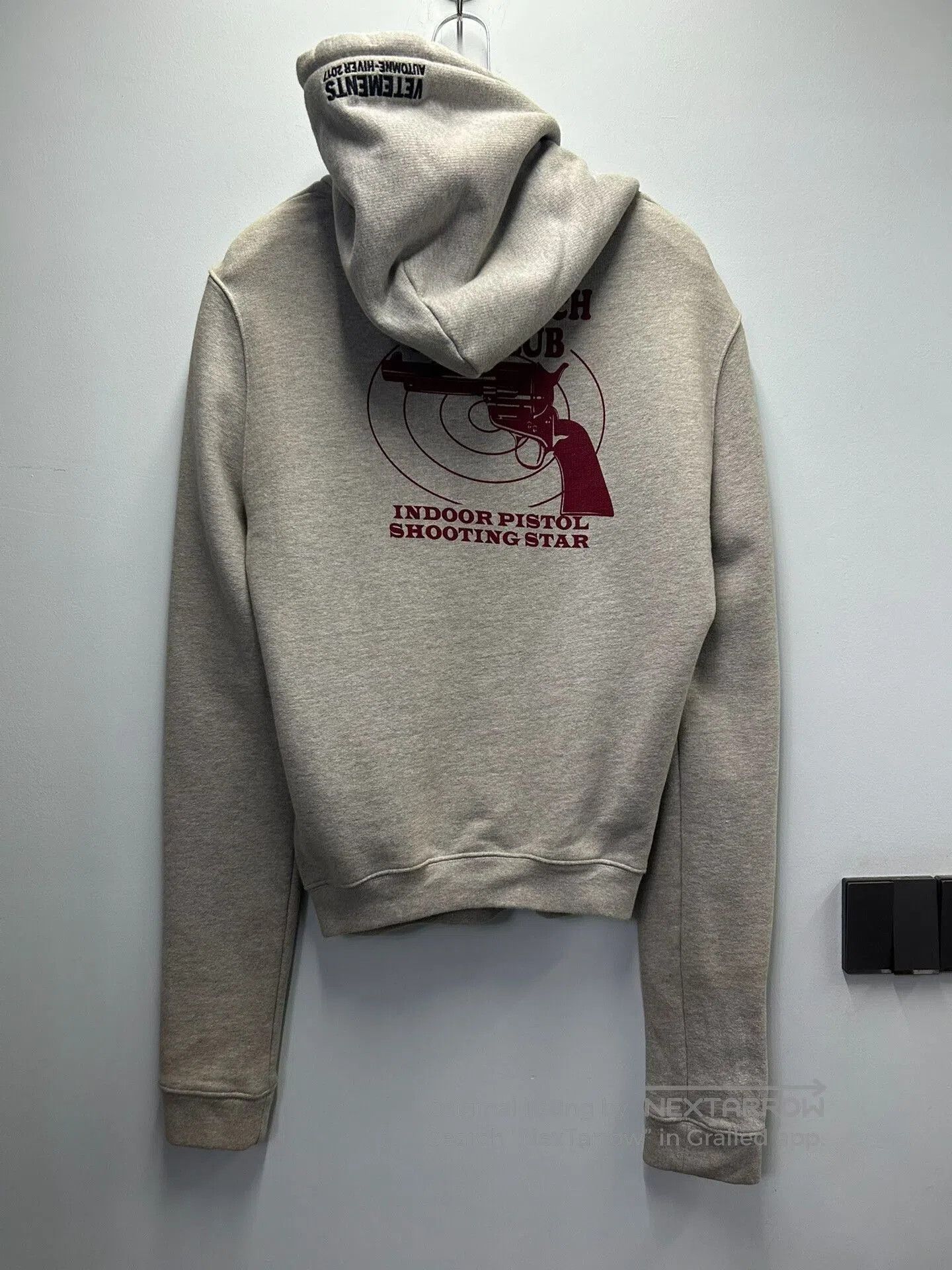 Vetements Vetements Gray Hooded Sweatshirt Size M. Size US M / EU 48-50 / 2 - 1 Thumbnail