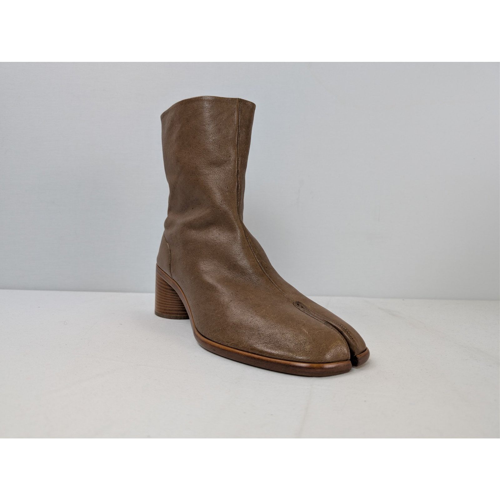 Maison Margiela o1rshd1 Tabi High Boots in Brown Size US 12 / EU 45 - 2 Thumbnail