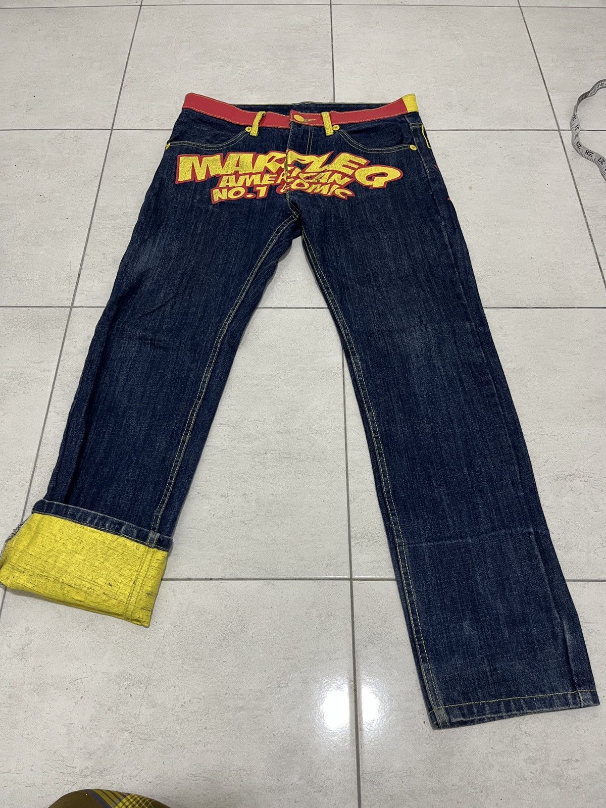 Hysteric Glamour Vintage MARPLEQ Jeans Rare Size US 33 - 5 Thumbnail