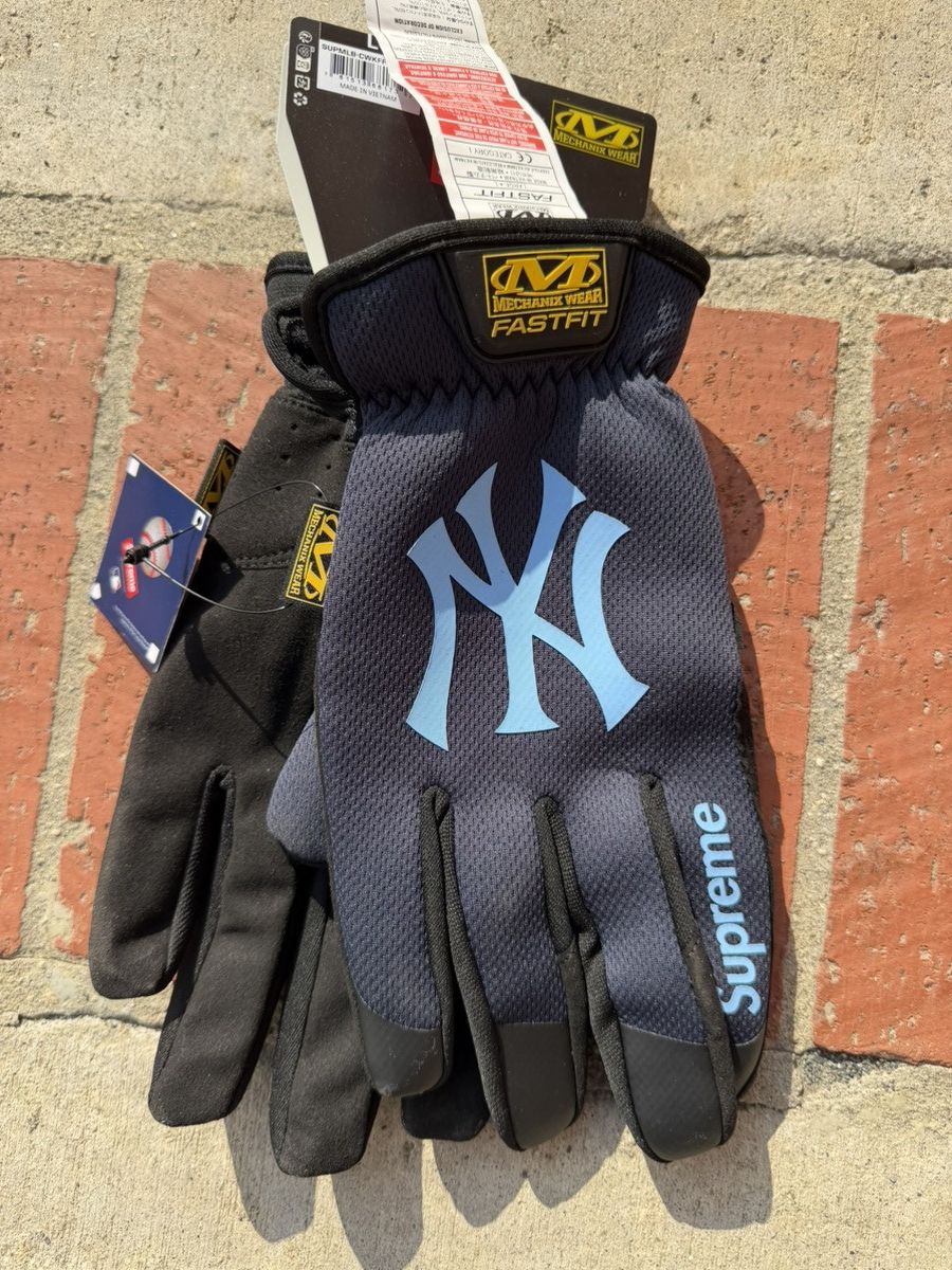 New York Yankees × Supreme Supreme Mechanix Mlb Yankee Gloves Size ONE SIZE - 5 Thumbnail
