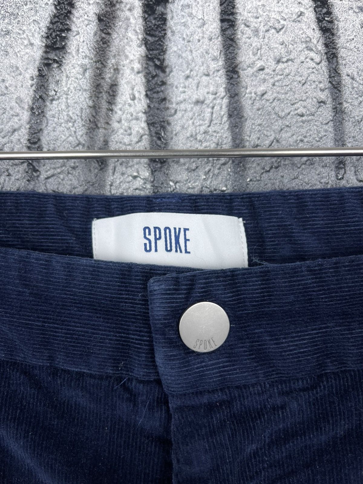 SPOKE Spoke Sharps Corduroy Dark Blue Chino Pants Men’s Size 36 Size US 36 / EU 52 - 4 Thumbnail