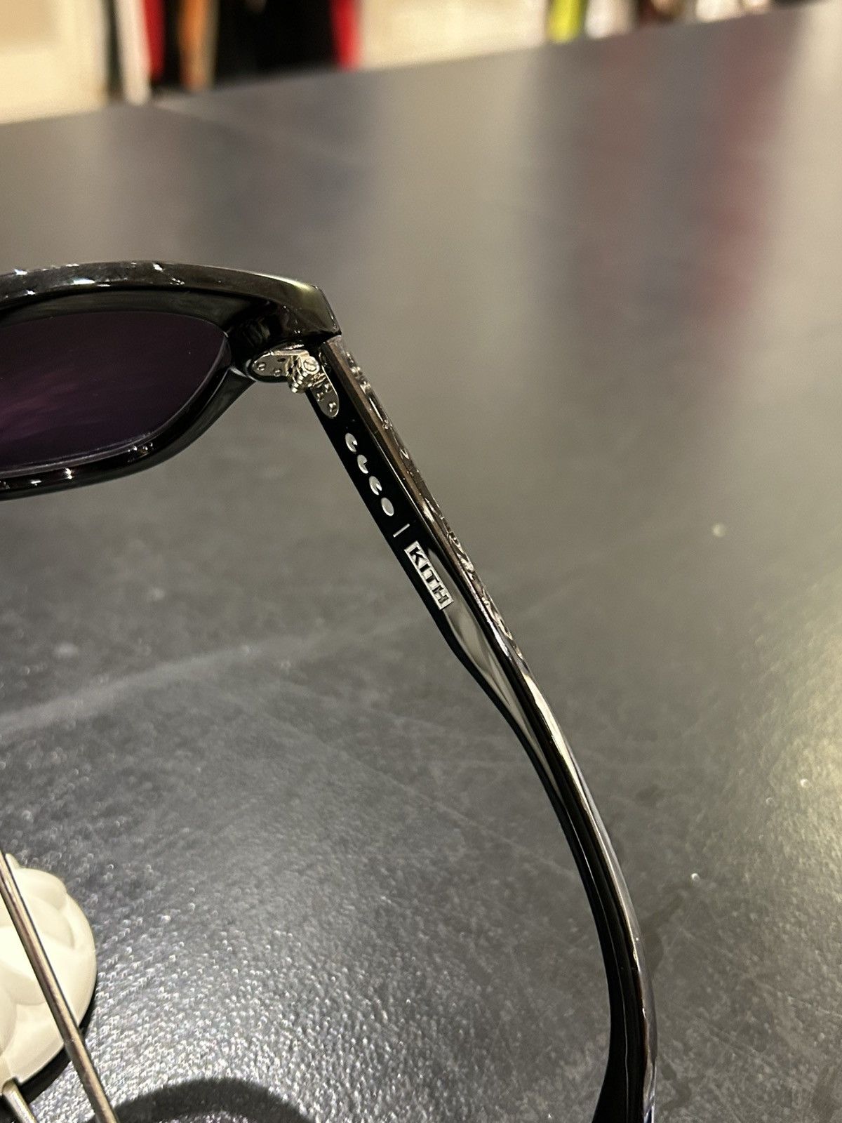Kith Kith X Ecco Gibson Noir Sunglasses Size ONE SIZE - 7 Thumbnail