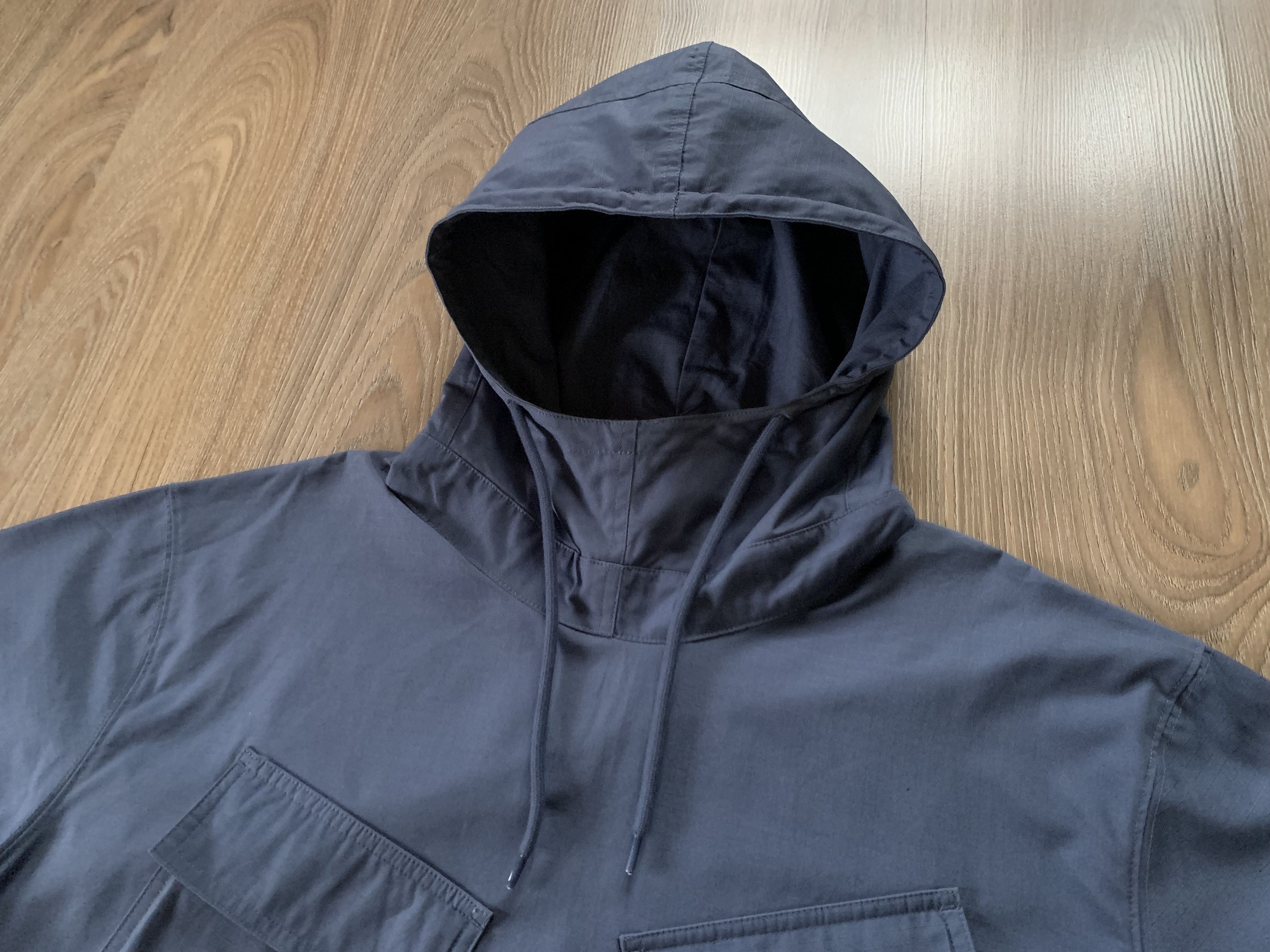 Nike × Vintage Nike Life Woven Pullover Field Jacket Hood Size US L / EU 52-54 / 3 - 3 Thumbnail