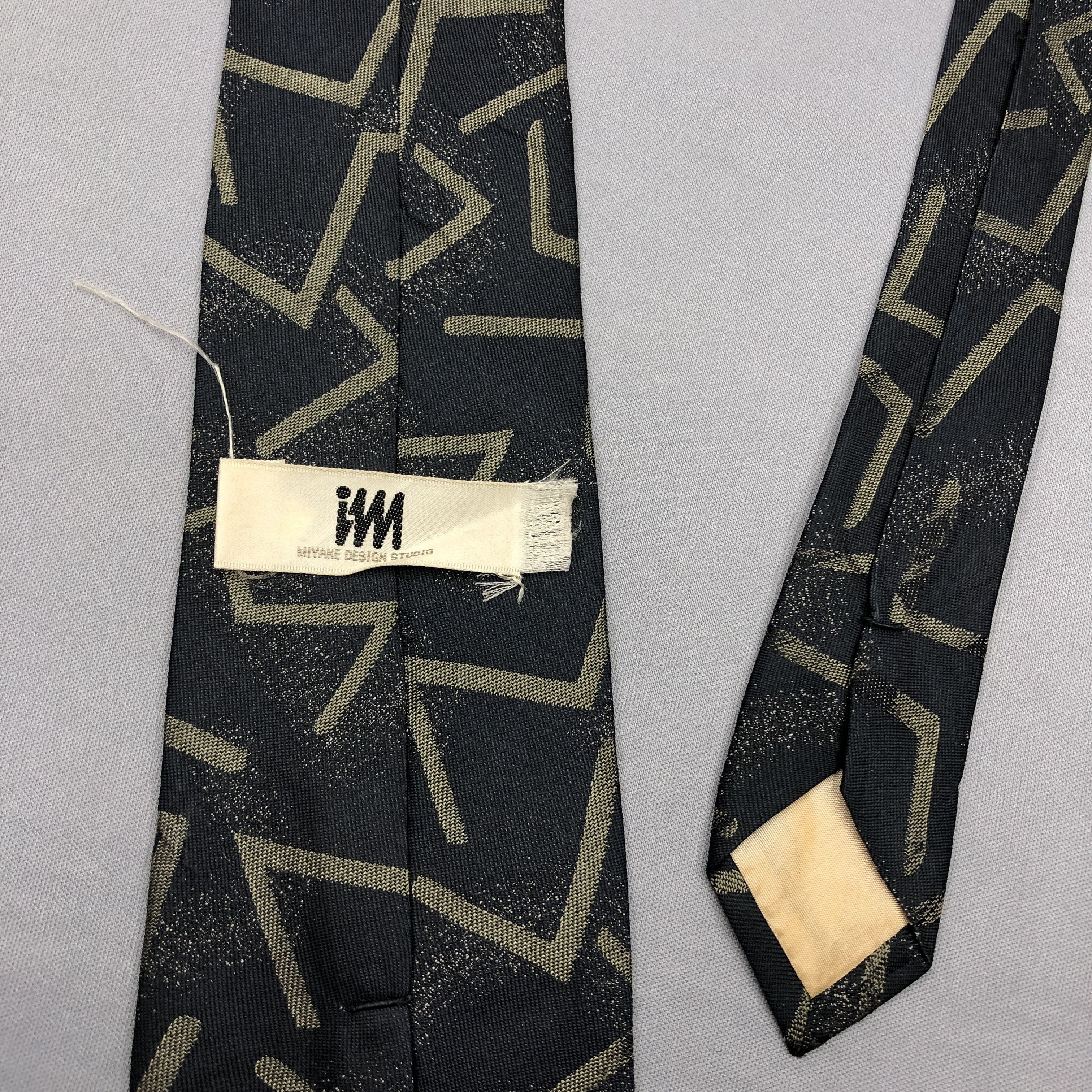 Issey Miyake Vintage Issey Miyake SILK Necktie Cravate Pure Silk Neck Tie Size ONE SIZE - 6 Thumbnail