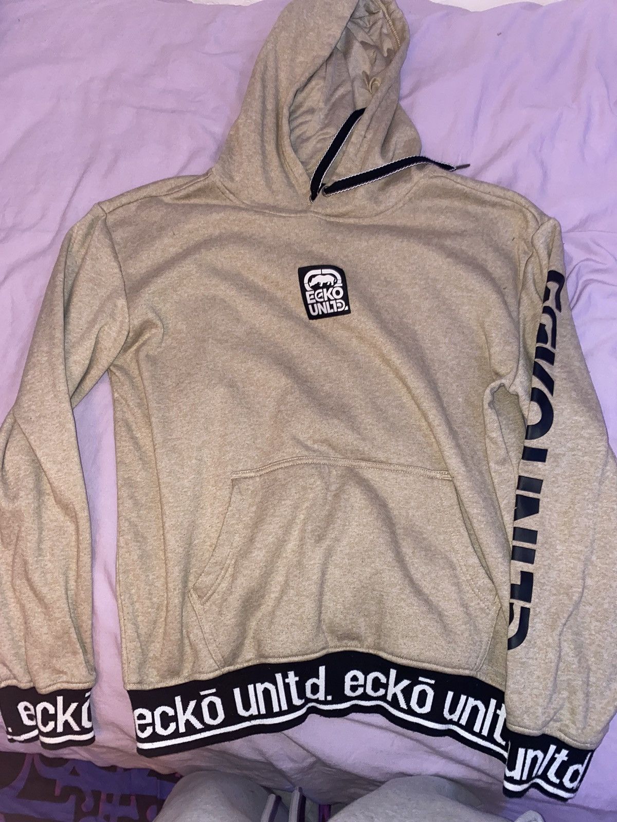 Ecko Unltd. Tan echo hoodie Size US M / EU 48-50 / 2 - 1 Thumbnail