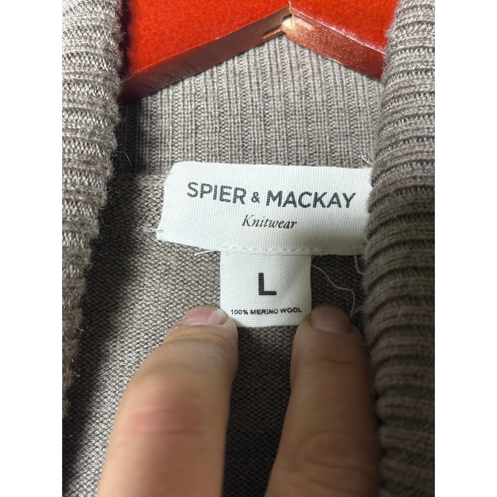 Spier & Mackay Spier & Mackay Regan turtleneck merino wool pullover sz L Size US L / EU 52-54 / 3 - 3 Thumbnail