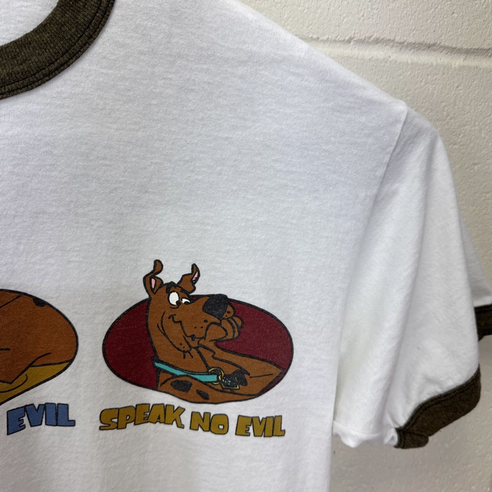 Vintage VINTAGE Scooby Doo Cartoon Network T-Shirt Men Size L White 90s Cartoon Logo Short Sleeve Size US L / EU 52-54 / 3 - 7 Thumbnail