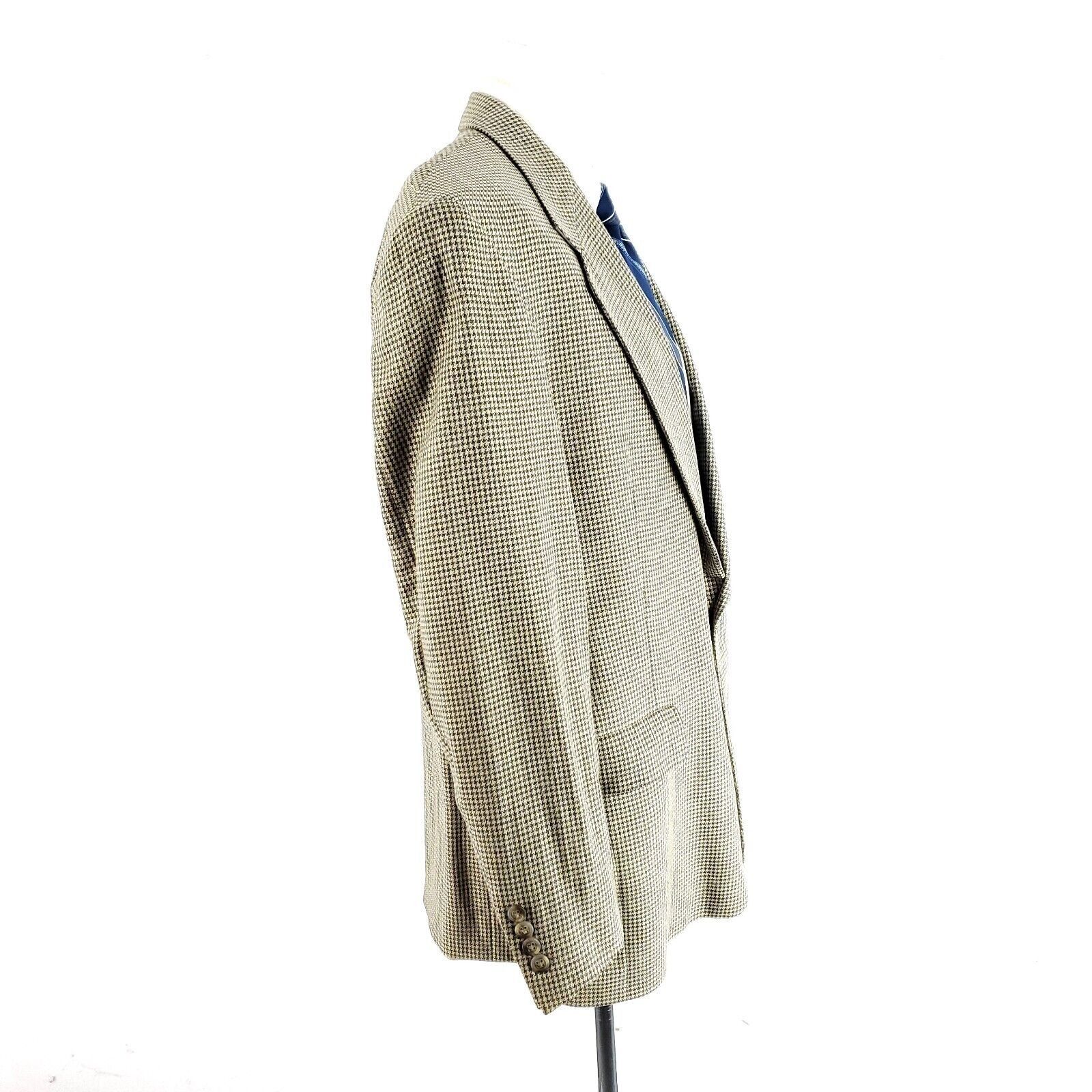 Hart Schaffner Marx Hart Schaffner Marx Softly Tailored Wool 2 Button Sport Coat Size 42R - 6 Thumbnail