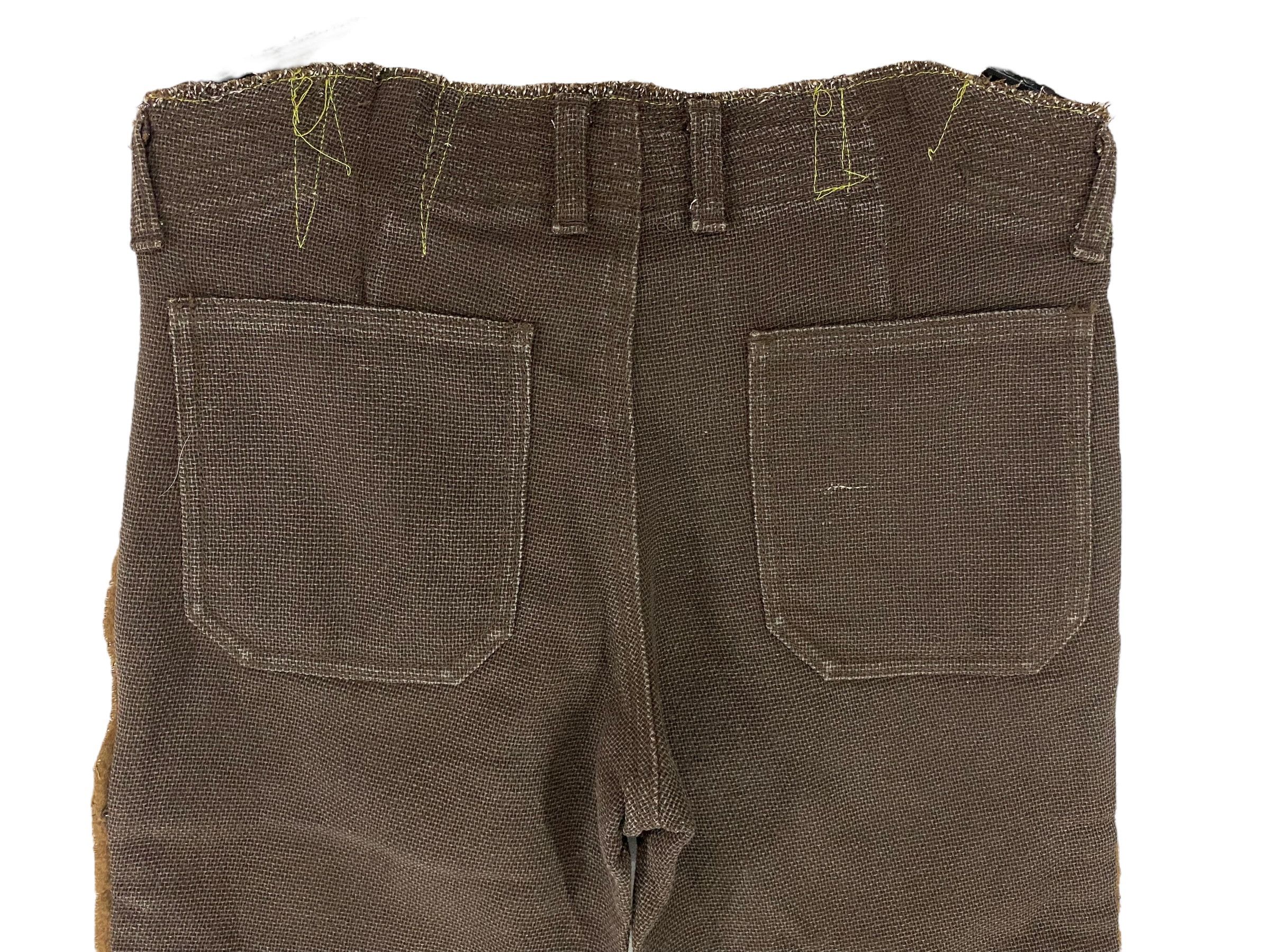 Designer × Issey Miyake × Zucca 90s Issey Miyake Zucca raw edge sackcloth pant Size US 32 / EU 48 - 6 Thumbnail