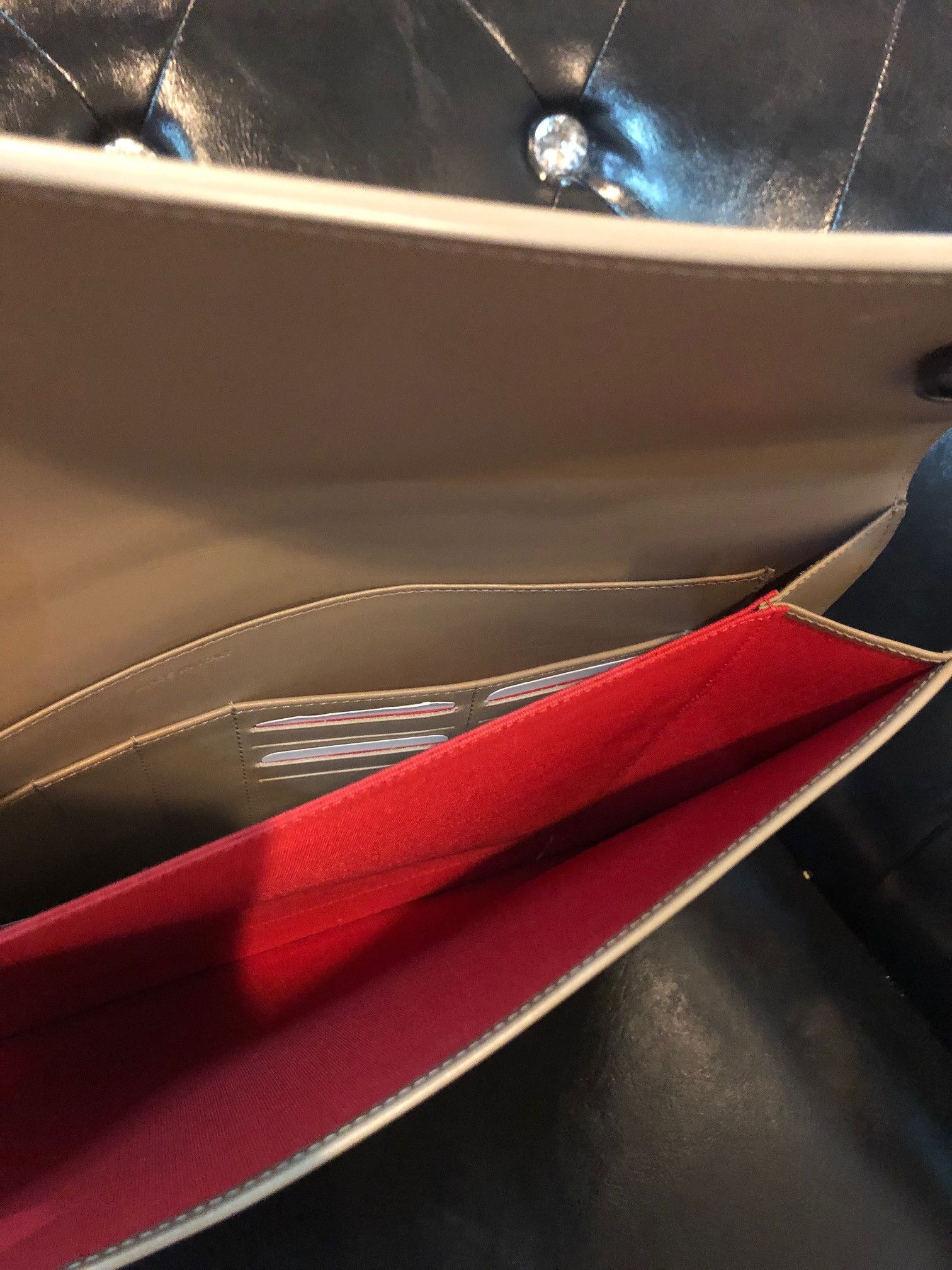 Christian Louboutin Christian Louboutin Spiked Leather Briefcase Size ONE SIZE - 8 Thumbnail