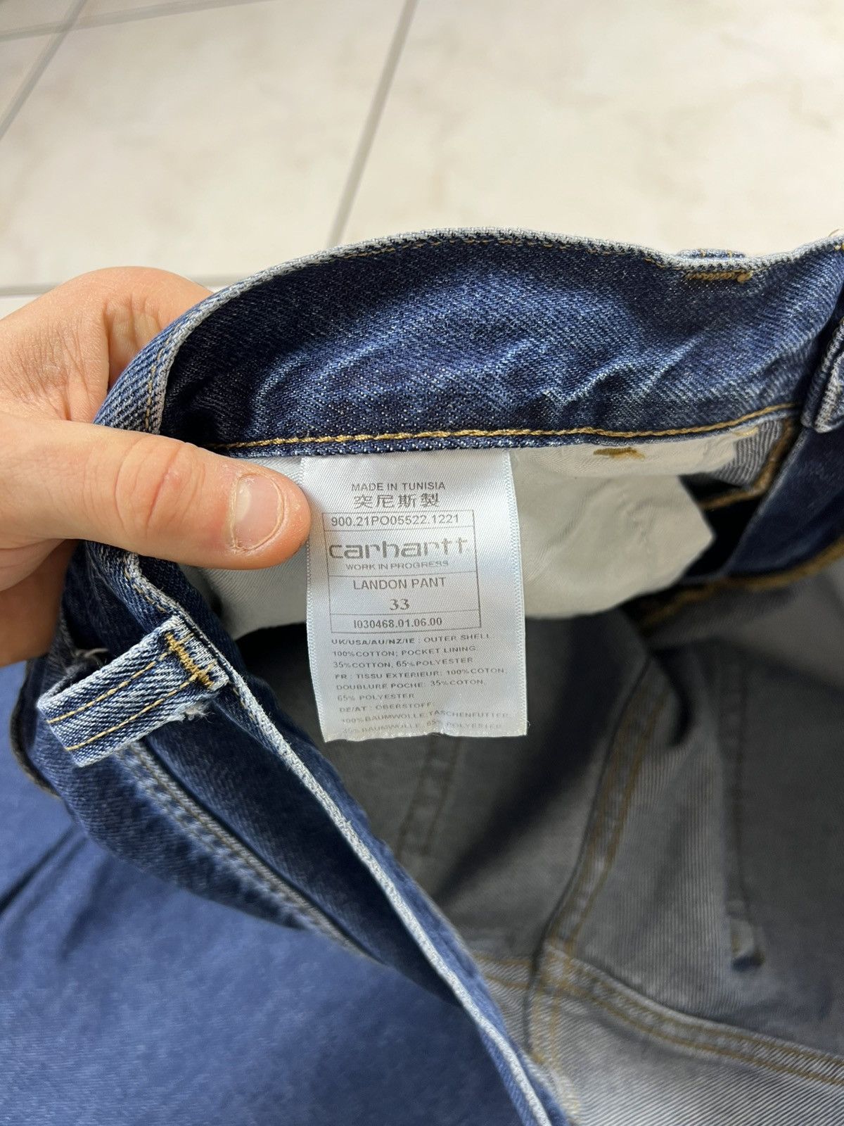 Carhartt Vintage Carhartt Landon pant y2k classic baggy denim jeans Size US 33 - 15 Thumbnail