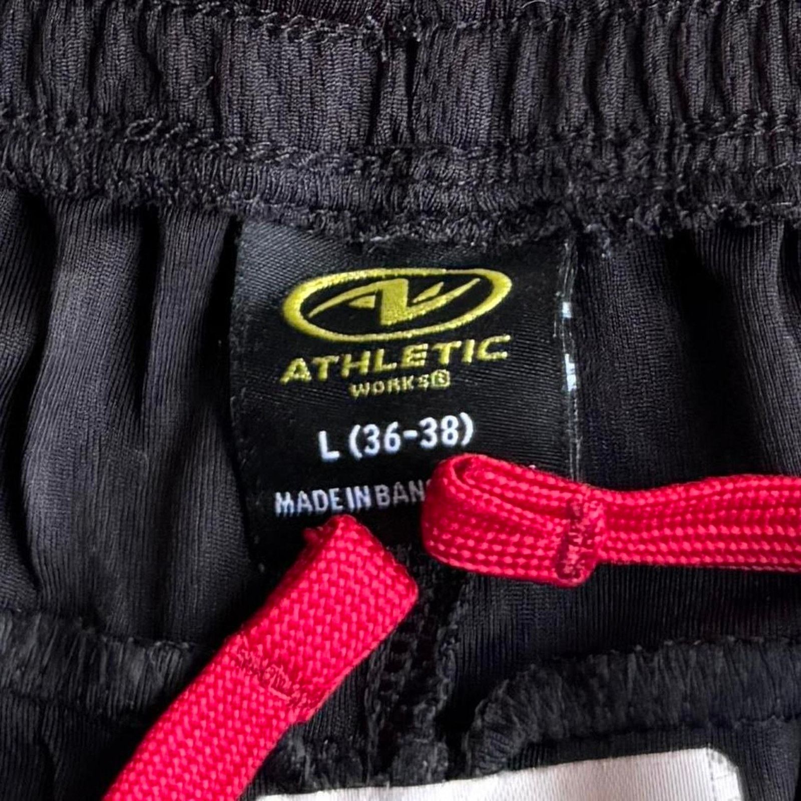 Athletic Works × Vintage Athletic Works Black & Red Baggy Grunge Opium Sweatpants Size US 36 / EU 52 - 3 Thumbnail