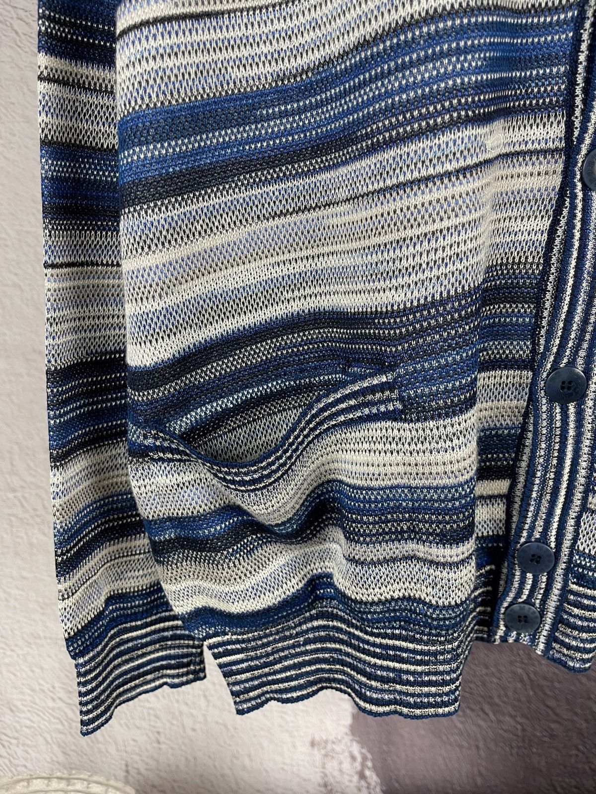 Missoni Missoni Sport cotton linen multicoloured cardigan sweater Size US XL / EU 56 / 4 - 9 Thumbnail