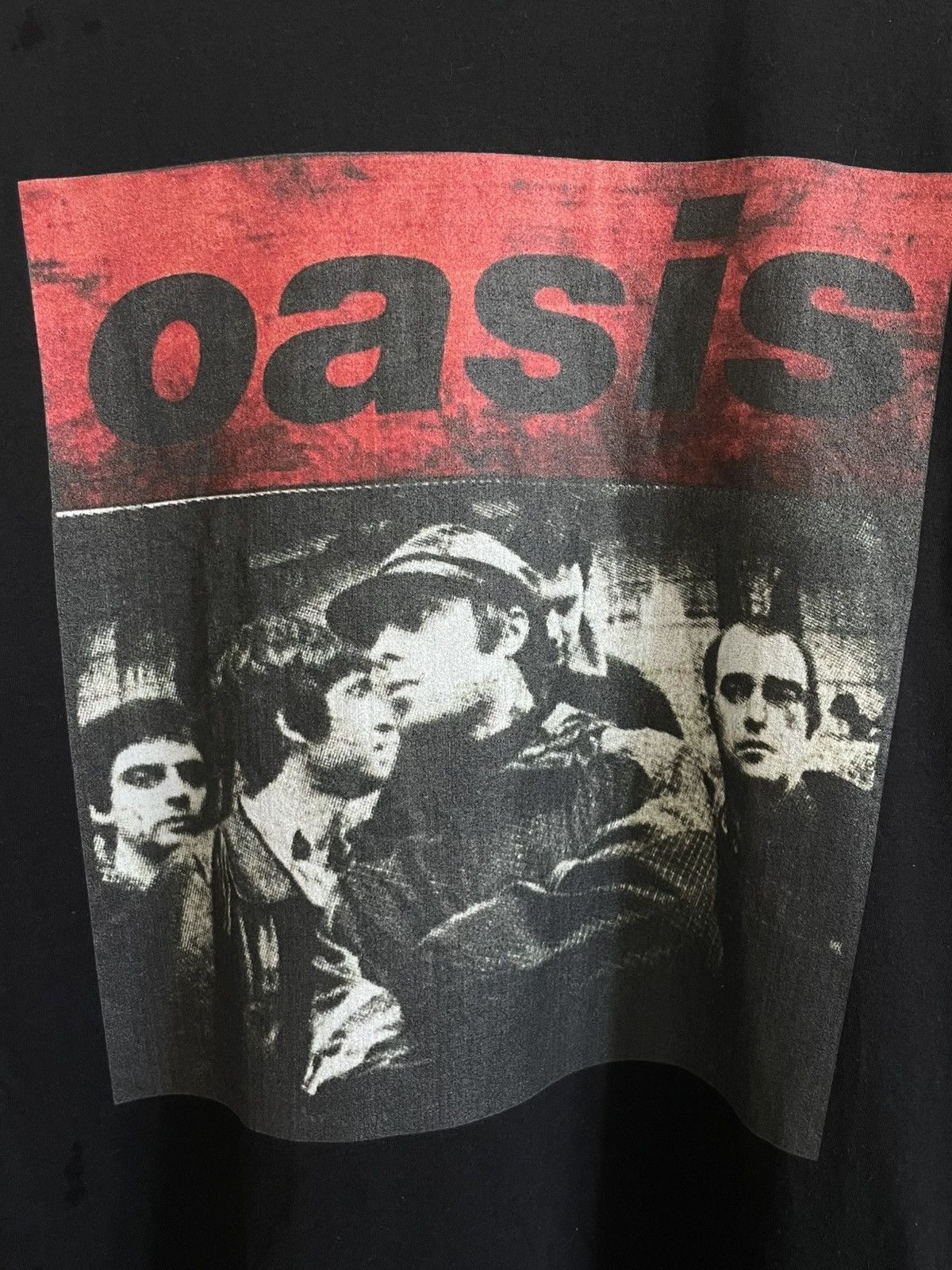 Band Tees Oasis Vintage Band Rock T-Shirt Black Size US L / EU 52-54 / 3 - 3 Thumbnail