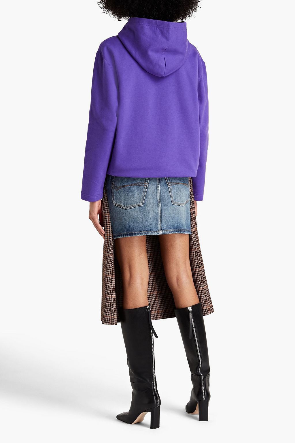 Balenciaga NWT Balenciaga Trompe L'Oeil Skirt Midi Front Short Back Size 26" / US 2 / IT 38 - 14 Thumbnail