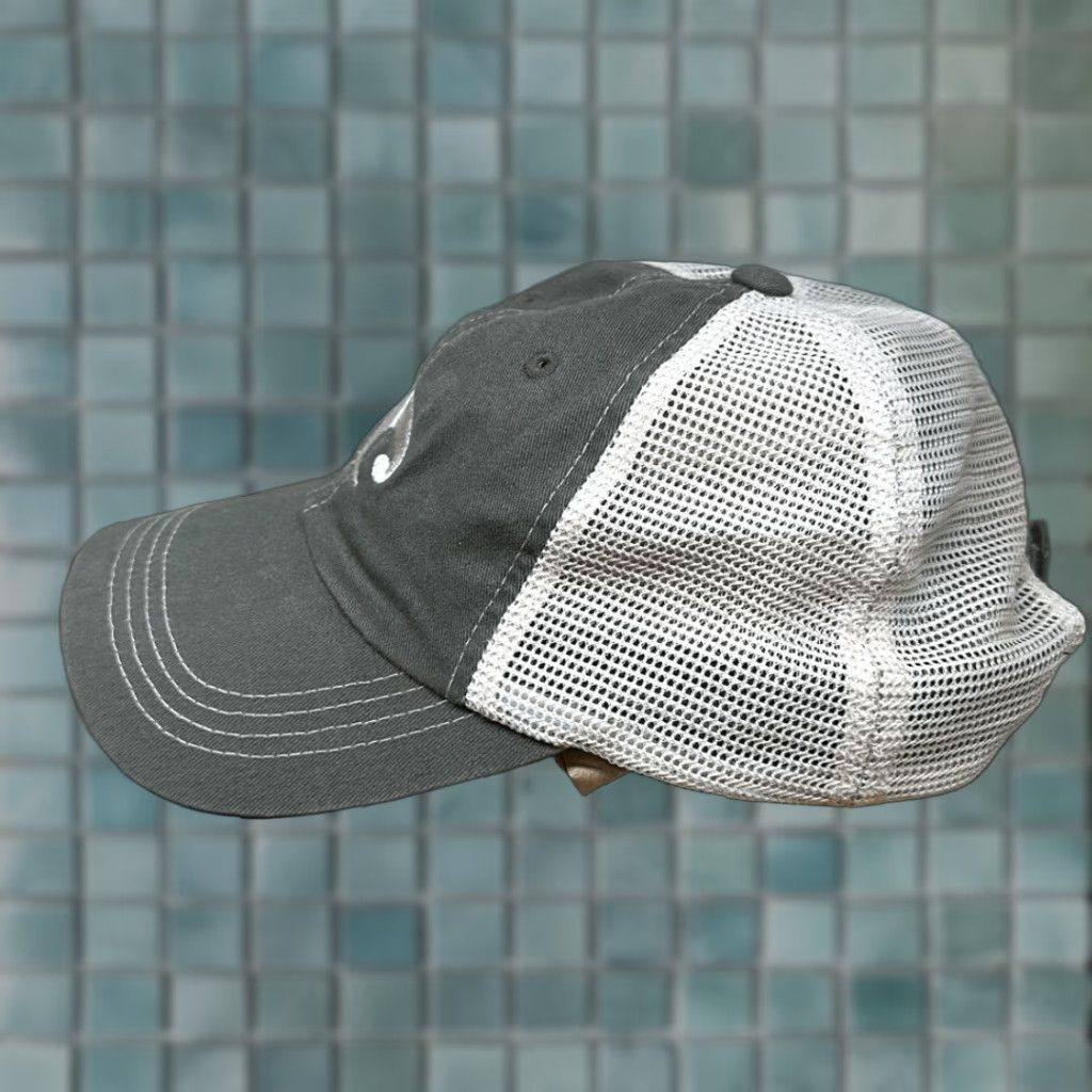 Costa Del Mar Costa Del Mar Trucker Hat Unisex Adult Baja Stripe Hat Blue Multicolor One Size Men Size ONE SIZE - 1 Thumbnail