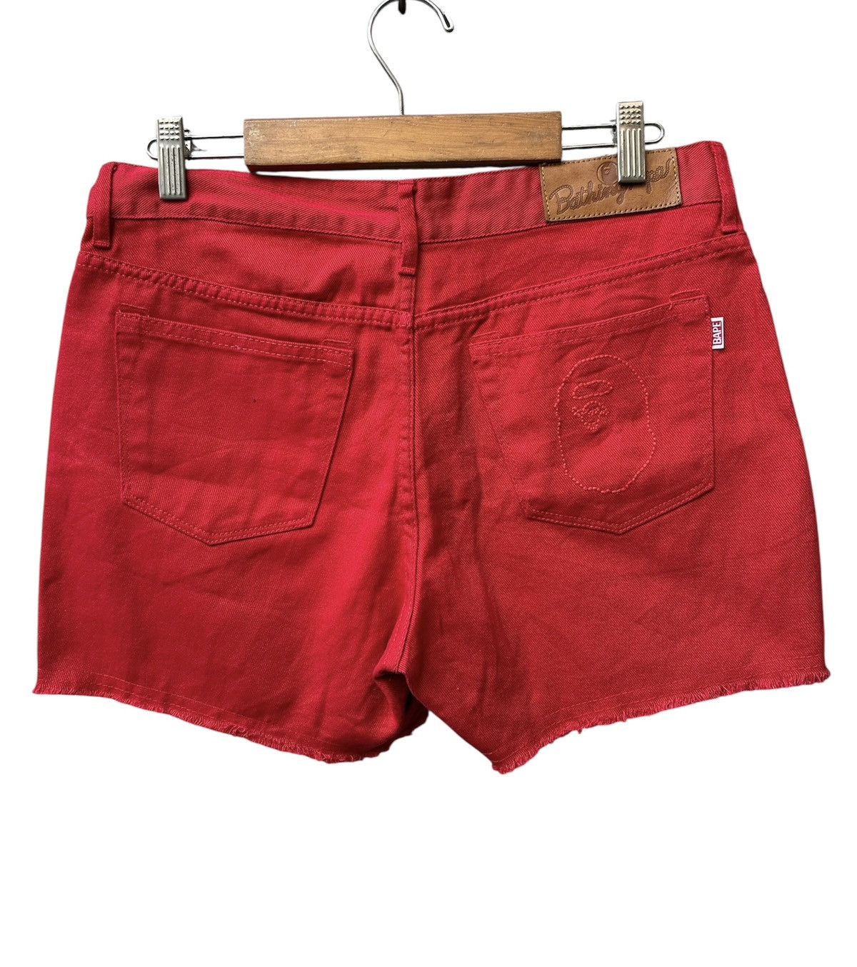 Bape Bape A Bathing Ape Denim Short Pants Size 30" / US 8 / IT 44 - 1 Thumbnail