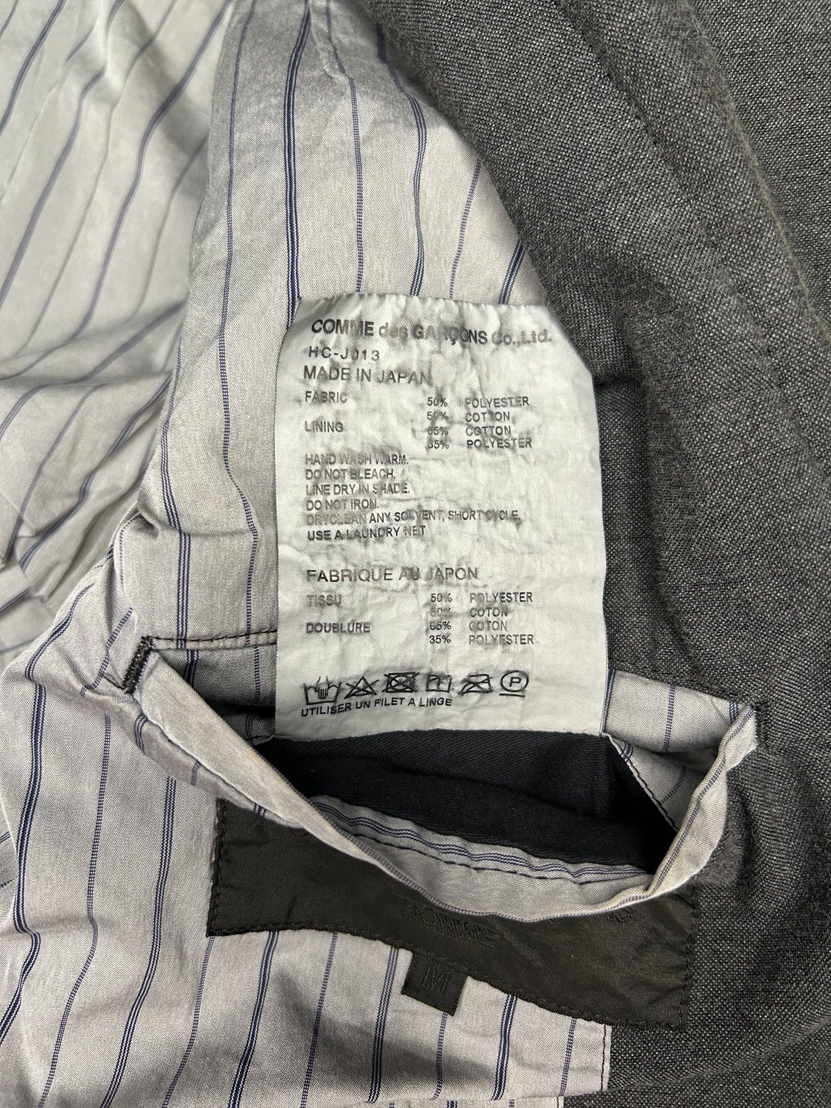 Comme des Garcons Homme F/W 18 Over-dyed Blazer Size 40S - 10 Thumbnail