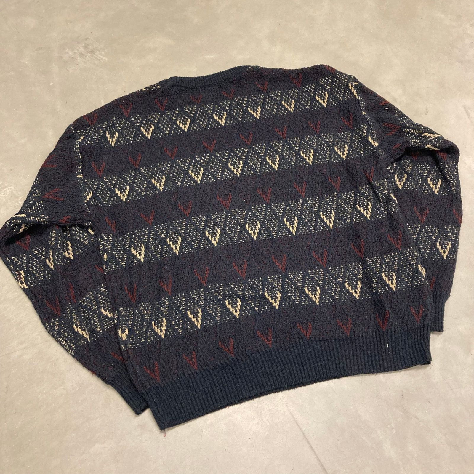 Jantzen × Vintage vintage patterned sweater Size US L / EU 52-54 / 3 - 2 Thumbnail