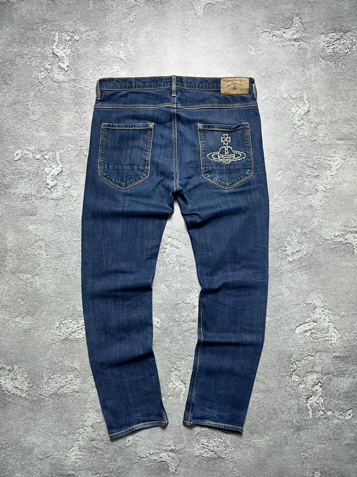 Vivienne Westwood Vintage Vivienne Westwood Jeans Big Logo Anglomania Orb Satu Size US 34 / EU 50 - 1 Thumbnail