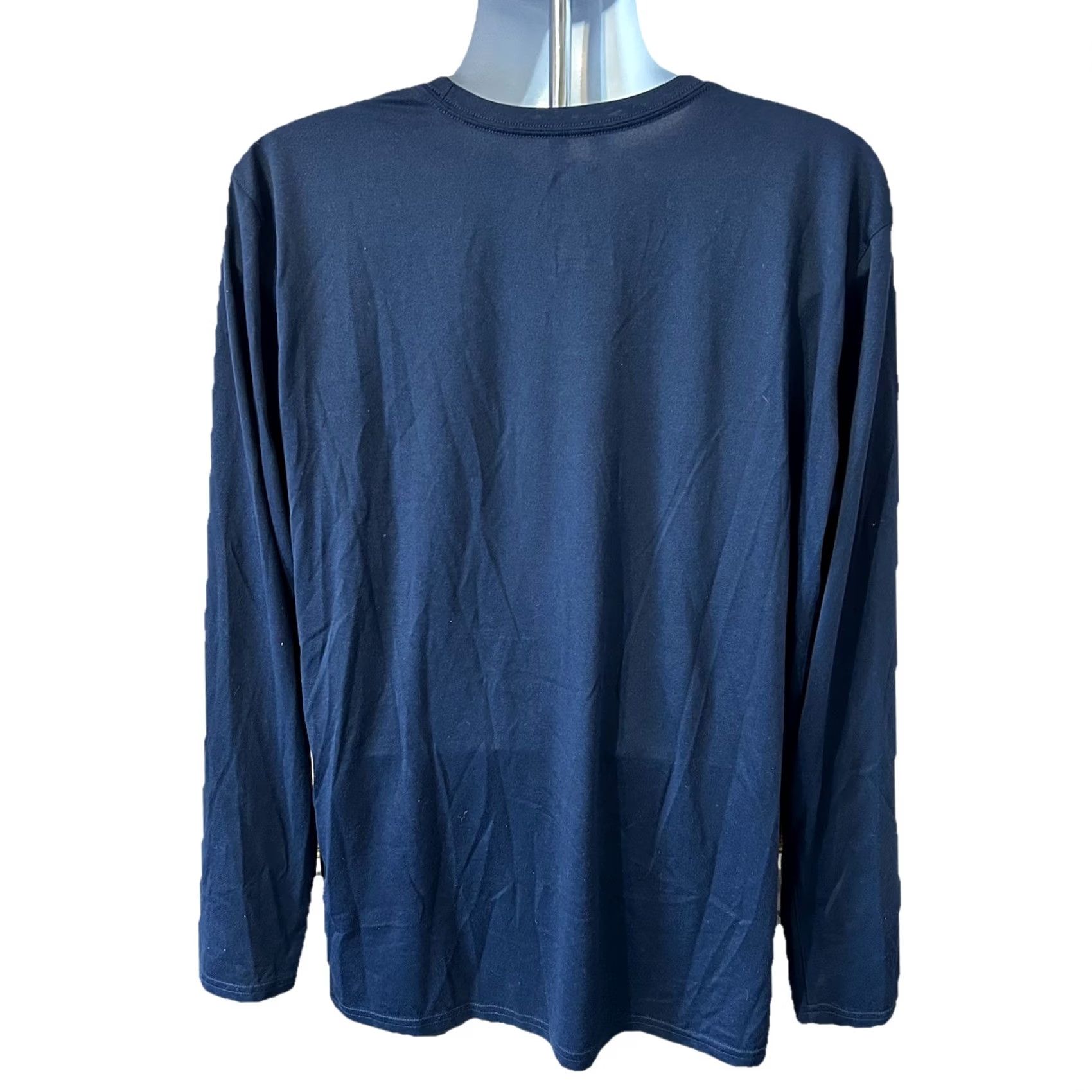 Nike VINTAGE Cleveland Cavaliers Cavs Nike Dri-Fit Long Sleeve Shirt Men 2XL Tall Navy blue Nike Dri-Fit Logo Sports NBA Basketball Mens Size US XXL / EU 58 / 5 - 4 Thumbnail