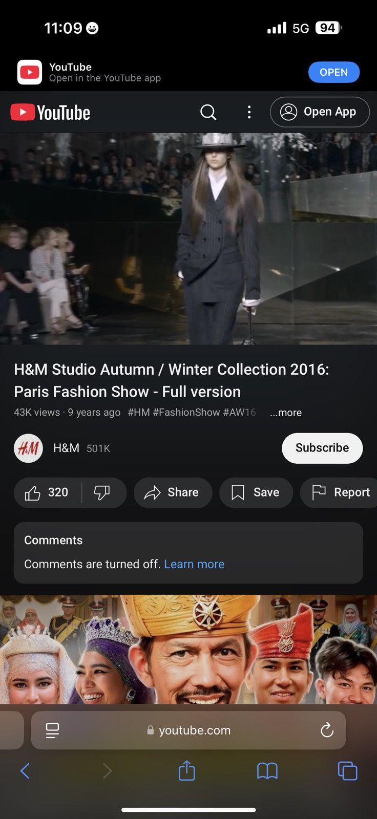 H&M 🔥 H&M Studio Autum Winter Collection 2016 Paris Fashion Show Size S / US 4 / IT 40 - 2 Thumbnail