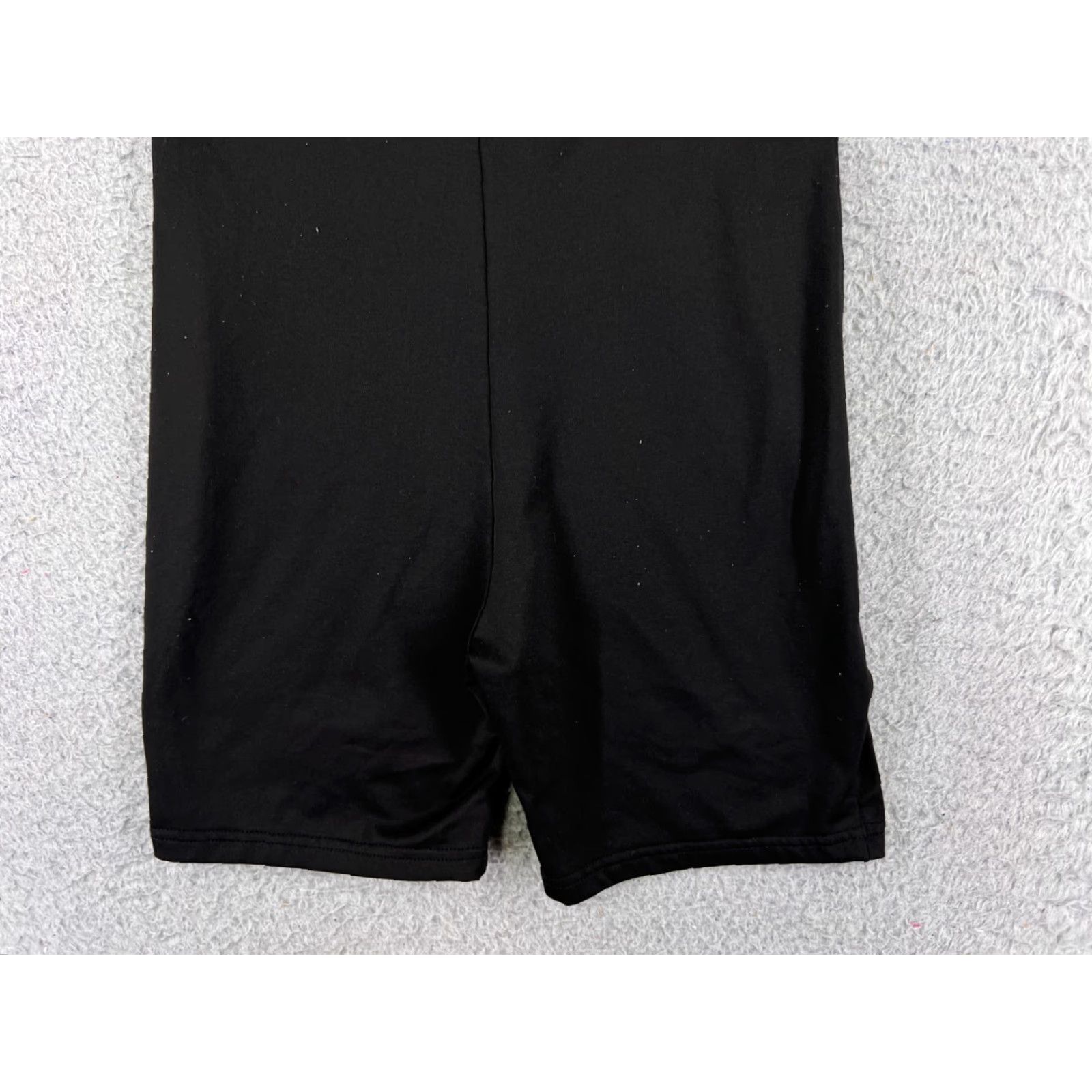 Vintage Bib Shorts Womens Small Black Singlet Polyester Blend Gym Weight Training Shirt Size 28" / US 6 / IT 42 - 5 Thumbnail
