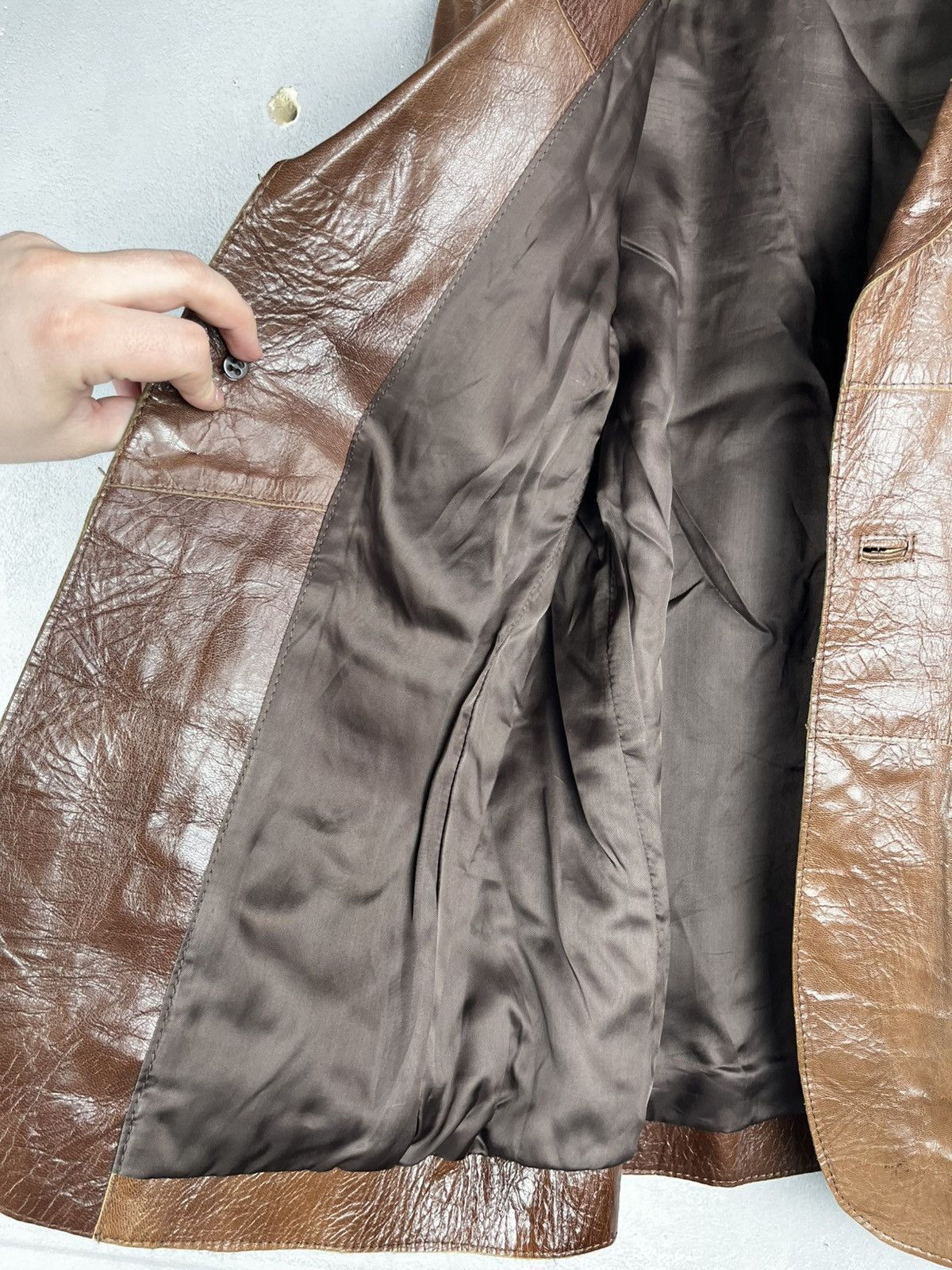 Daniele Alessandrini Daniele Alessandrini brown blazer jacket Size US M / EU 48-50 / 2 - 17 Thumbnail