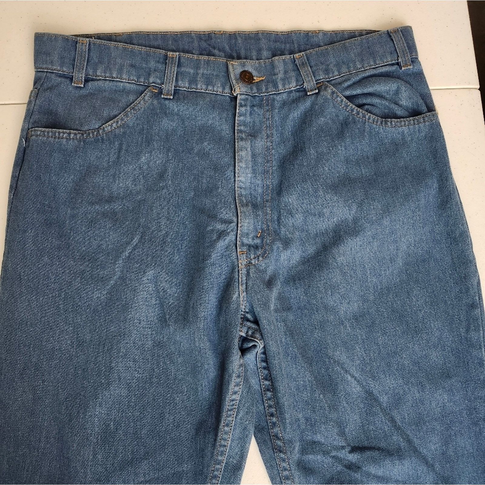 Levi's 80s Vintage Levi's 549 Orange Tab Denim Jeans, Size 36x32 Size US 36 / EU 52 - 6 Thumbnail