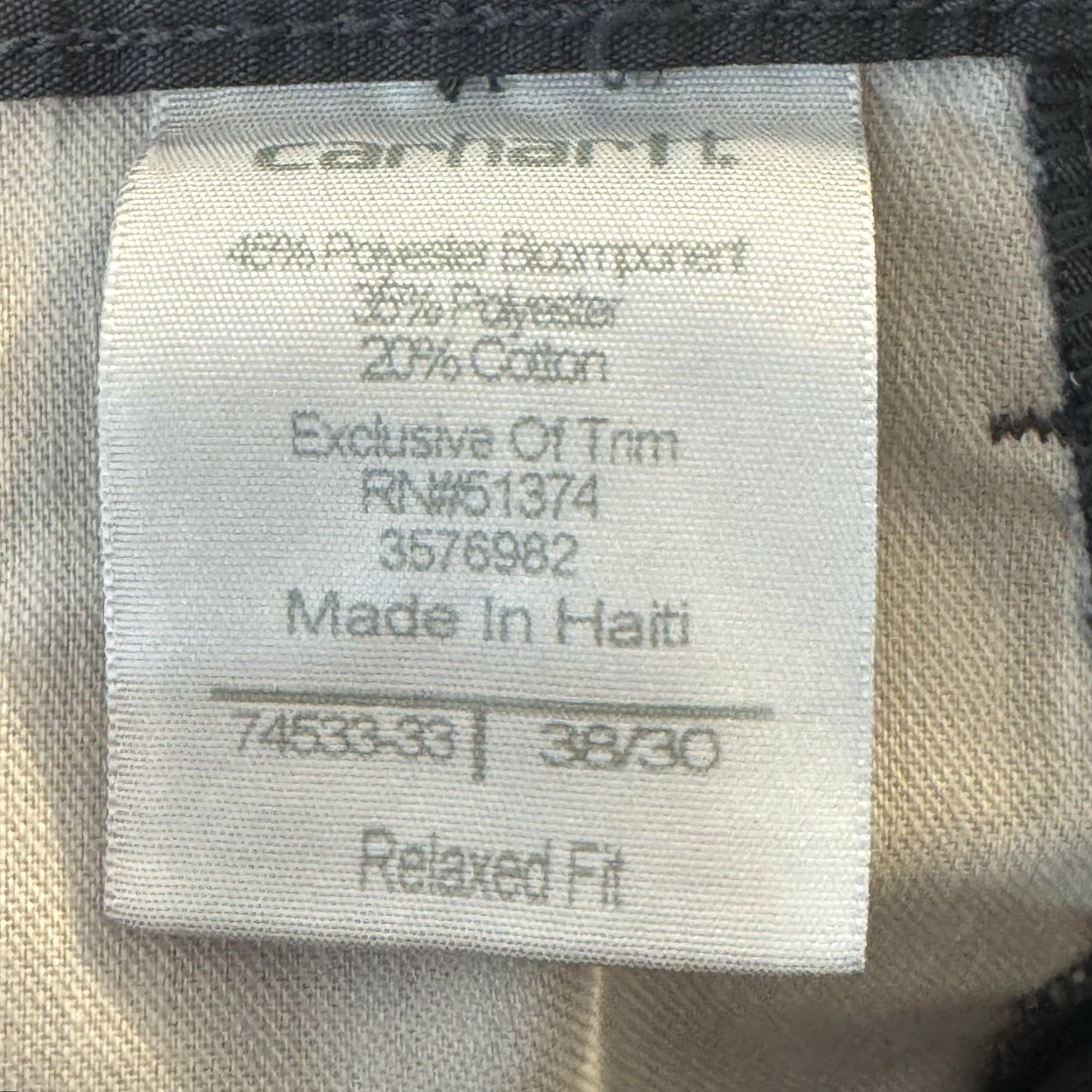 Carhartt Carhartt Pants Mens 38x30 Gray Relaxed Fit Ripstop Workwear Utility Pockets Size US 38 / EU 54 - 7 Thumbnail