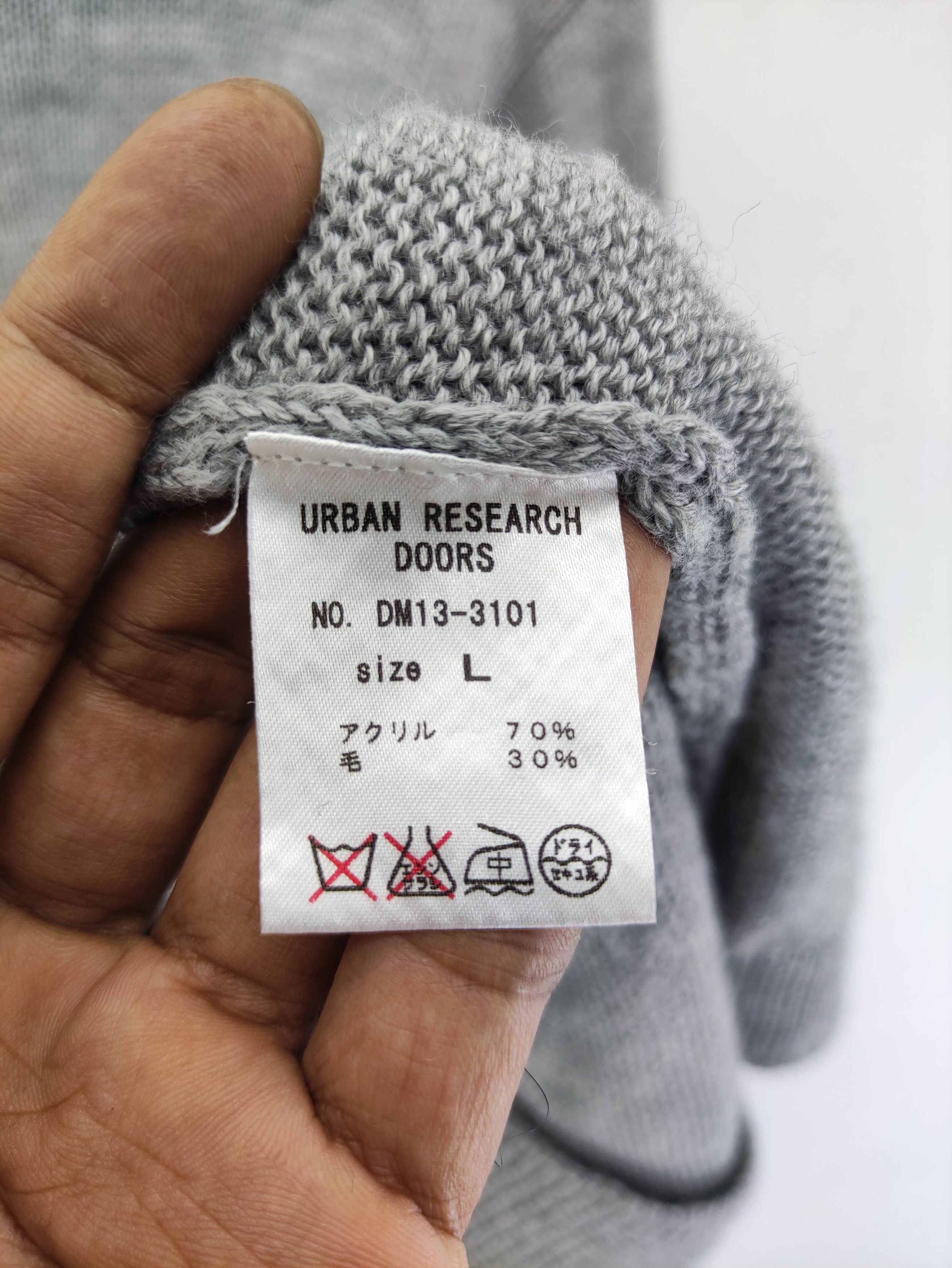 URBAN RESEARCH DOORS Urban Research Doors Ny Wool Knit Sweater Jumper Size S / US 4 / IT 40 - 3 Thumbnail