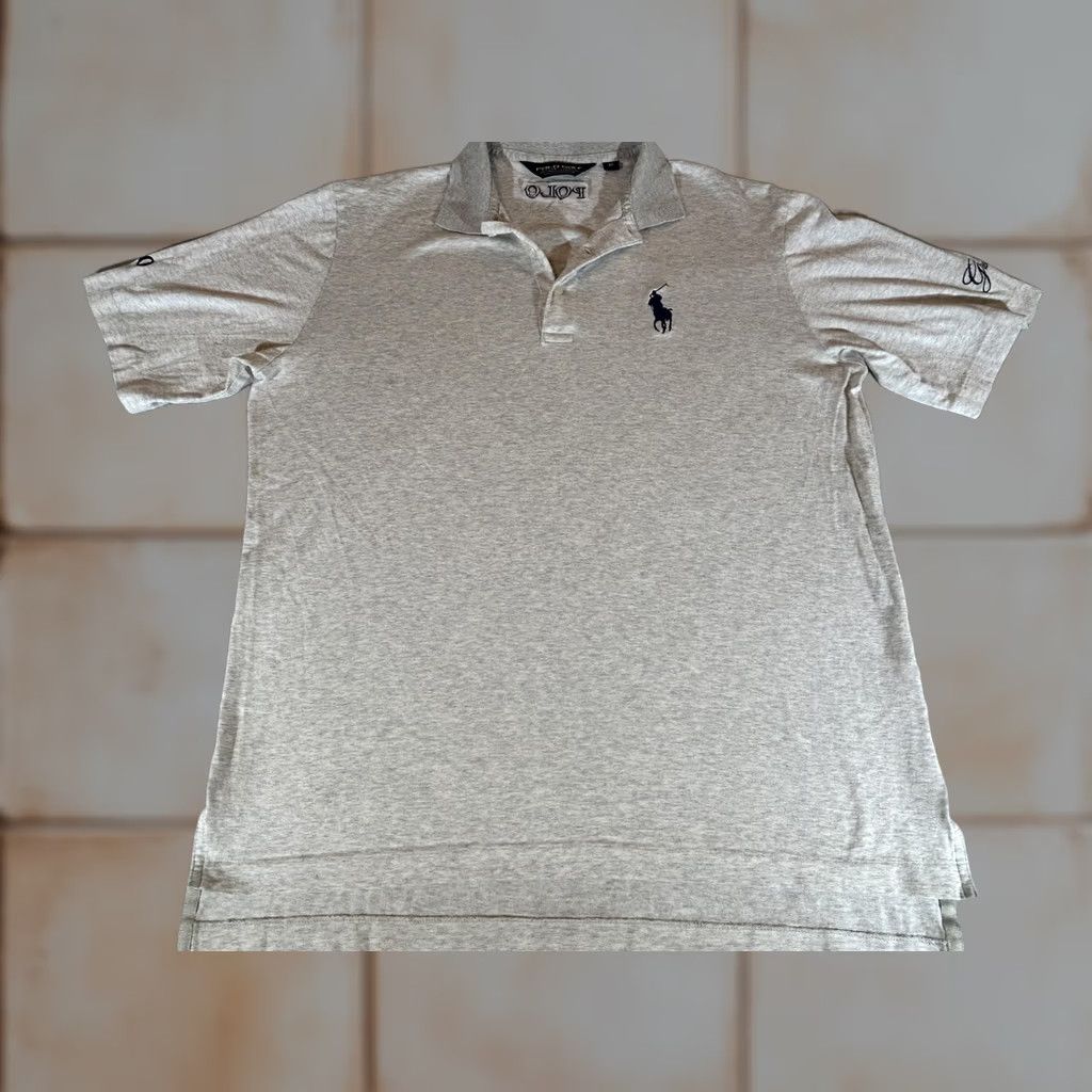 Polo Ralph Lauren Ralph Lauren Golf Polo Shirt Mens Medium Gray Large Pocket Pima Cotton Size US M / EU 48-50 / 2 - 1 Thumbnail