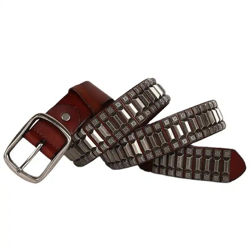 Japanese Brand × Leather Leather Studded Belt Size ONE SIZE - 2 Thumbnail
