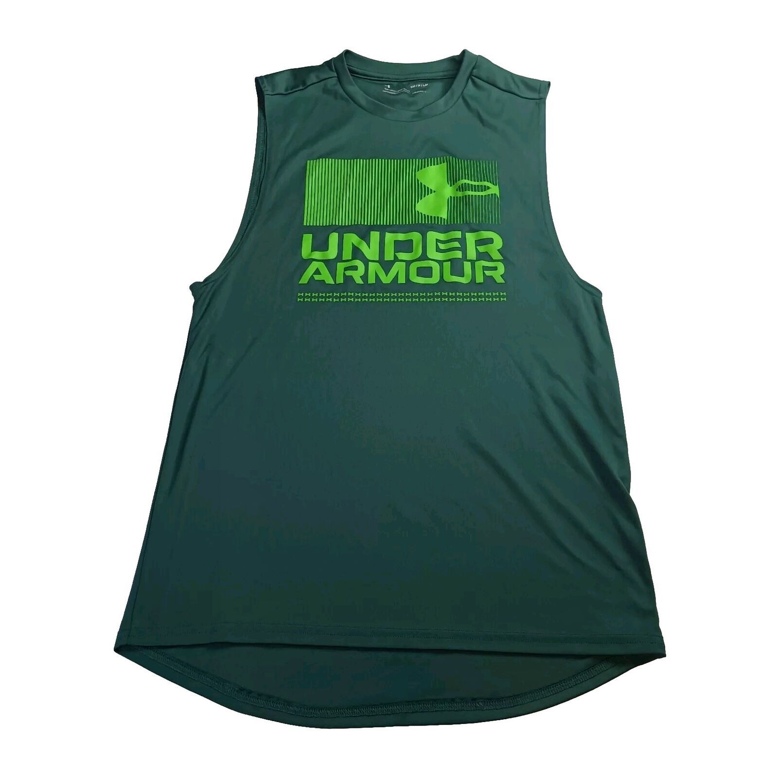 Under Armour Under Armour Velocity Training Tank Men's S Green Heat Gear Size US S / EU 44-46 / 1 - 1 Thumbnail