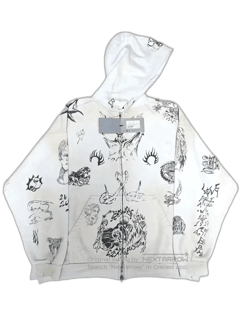 Balenciaga Balenciaga Tattoo Print Zip. Size US XS / EU 42 / 0 - 1 Thumbnail
