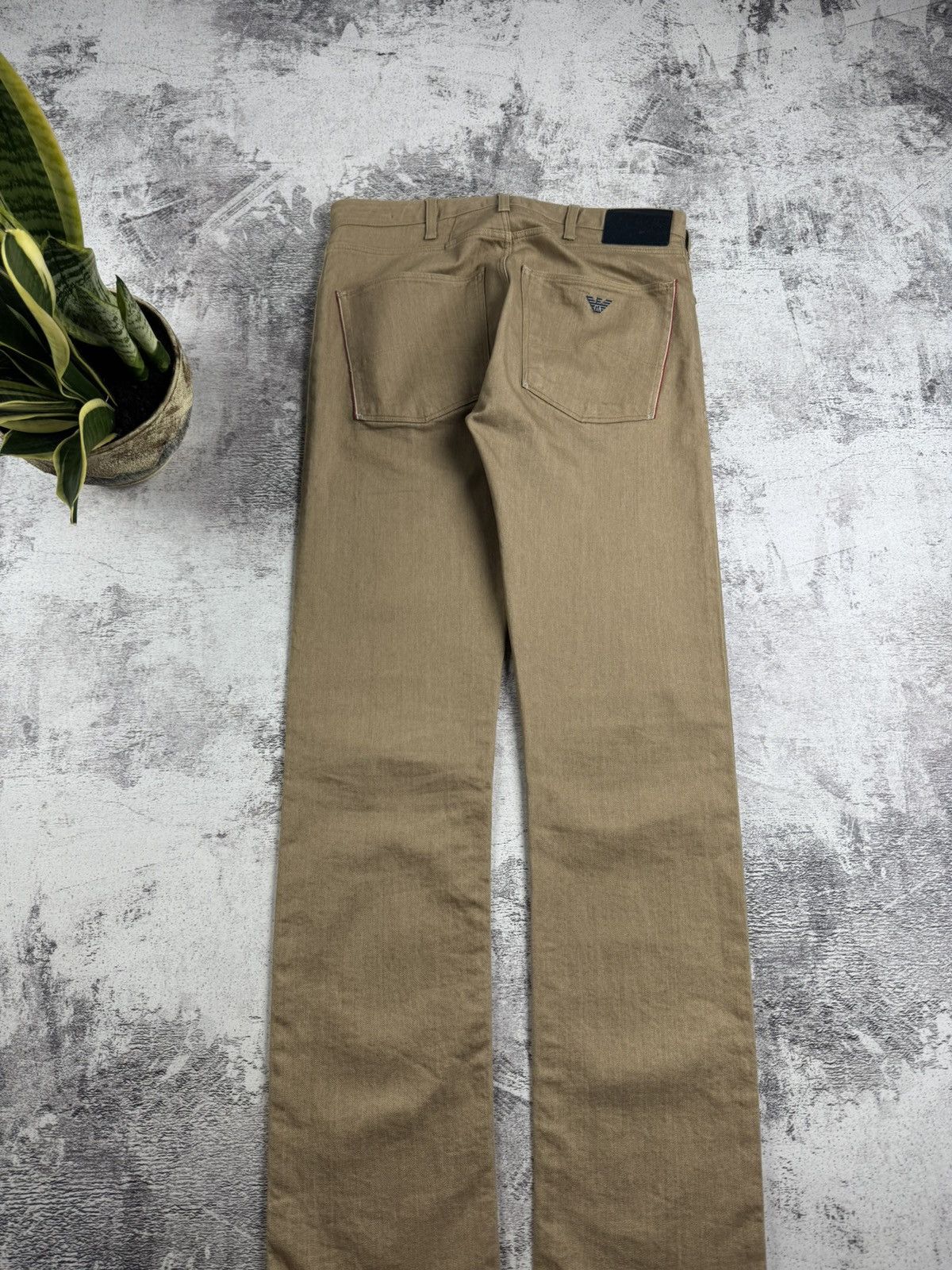 Armani Armani Jeans J45 Regular Fit Stretch Denim W30 L34 Beige GA Men’s Trousers Pants Size US 30 / EU 46 - 5 Thumbnail